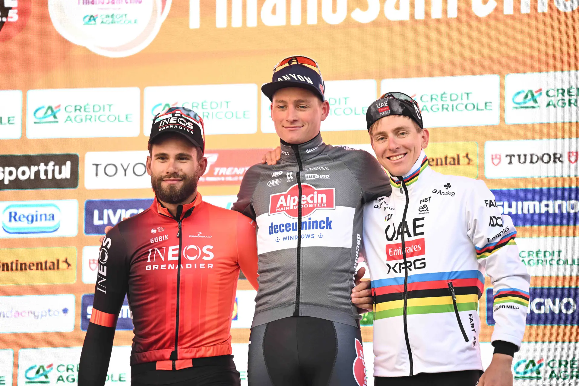 Milano–Sanremo 2025 eindpodium