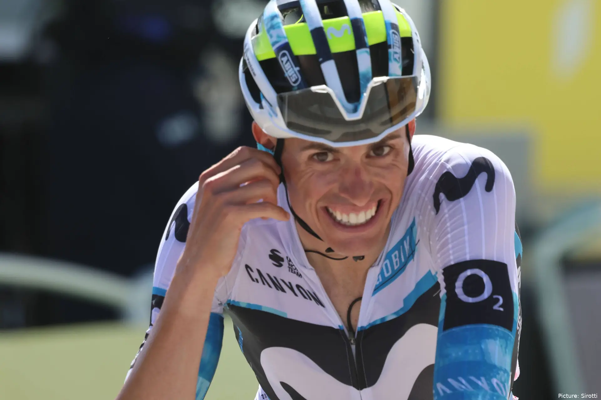 Enric Mas in actie