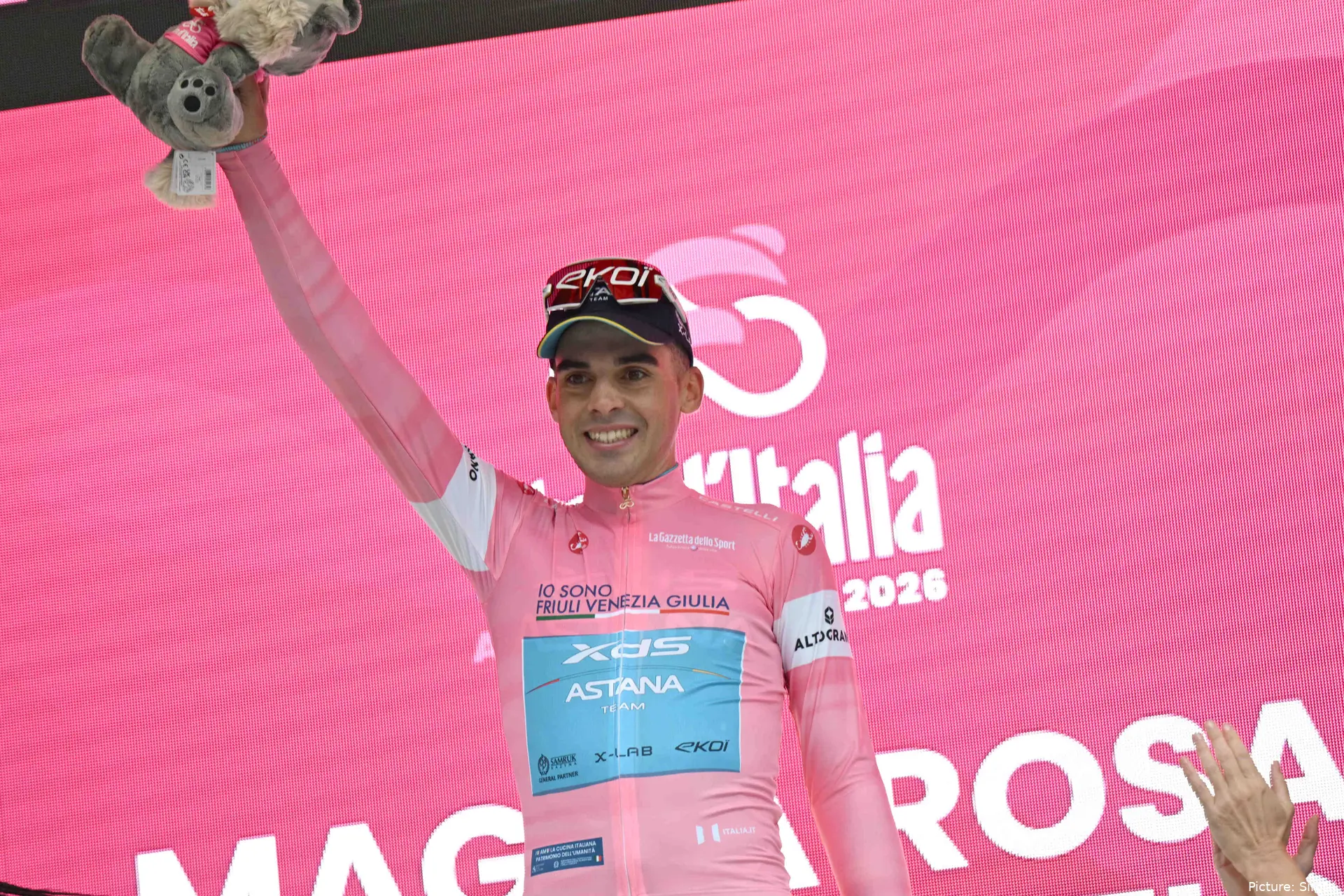 Guillermo Thomas Silva op het podium