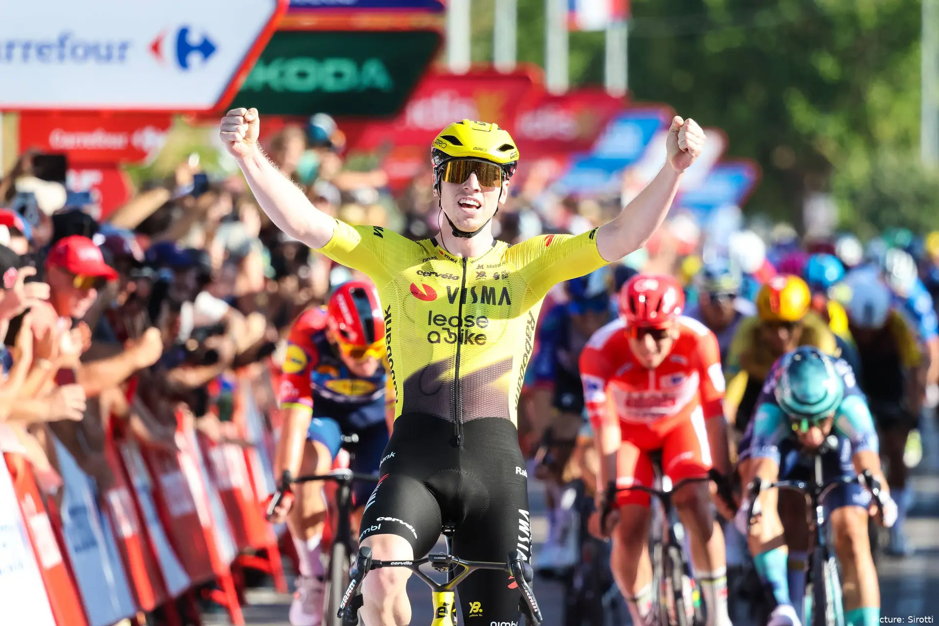 Matthew Brennan wint etappe 2 van de Vuelta