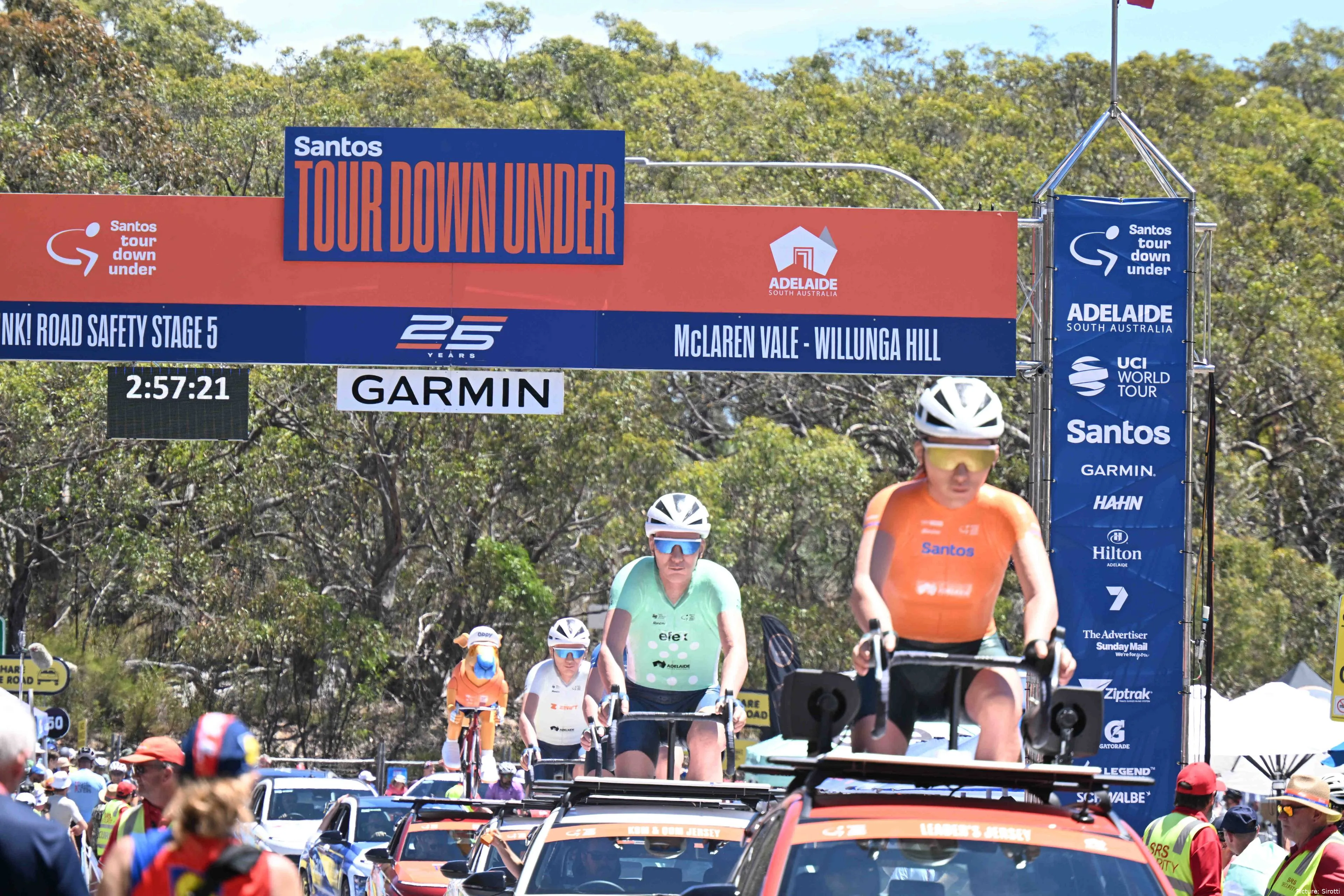 Australia acoge cada año el Santos Tour Down Under en enero