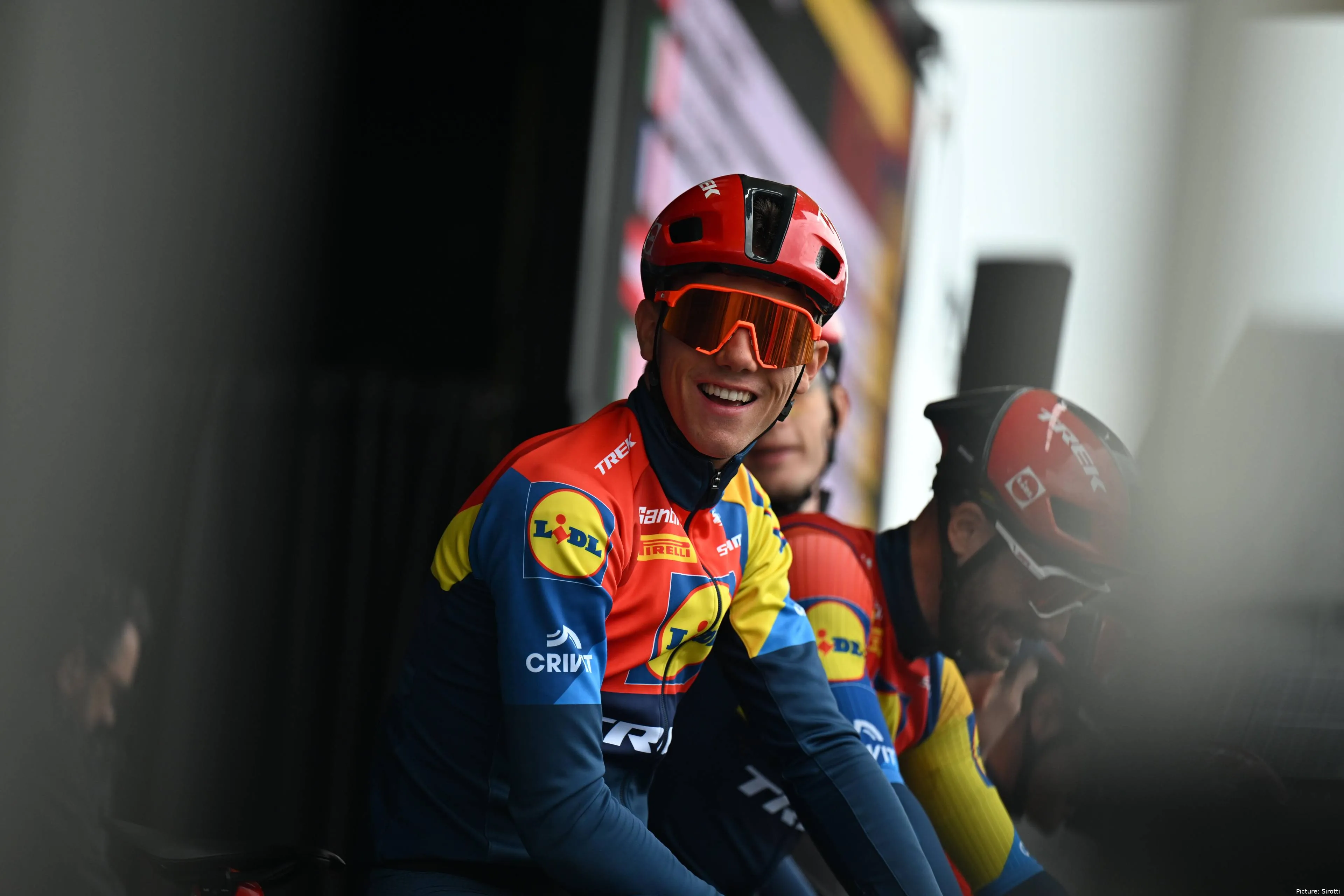 Thibau Nys, compañero de Juan Ayuso en Lidl-Trek