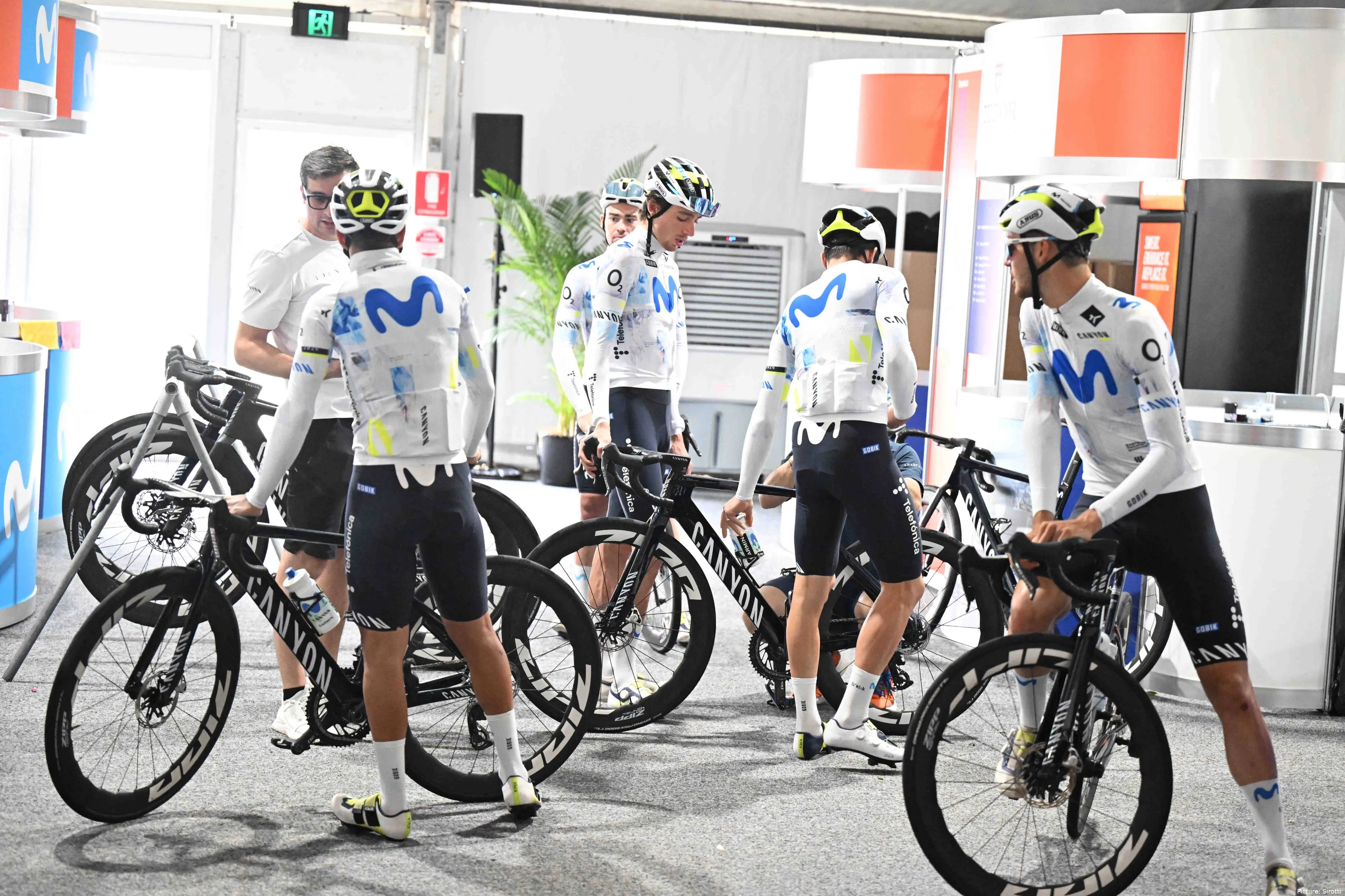 Movistar Team, en el Tour Down Under 2026