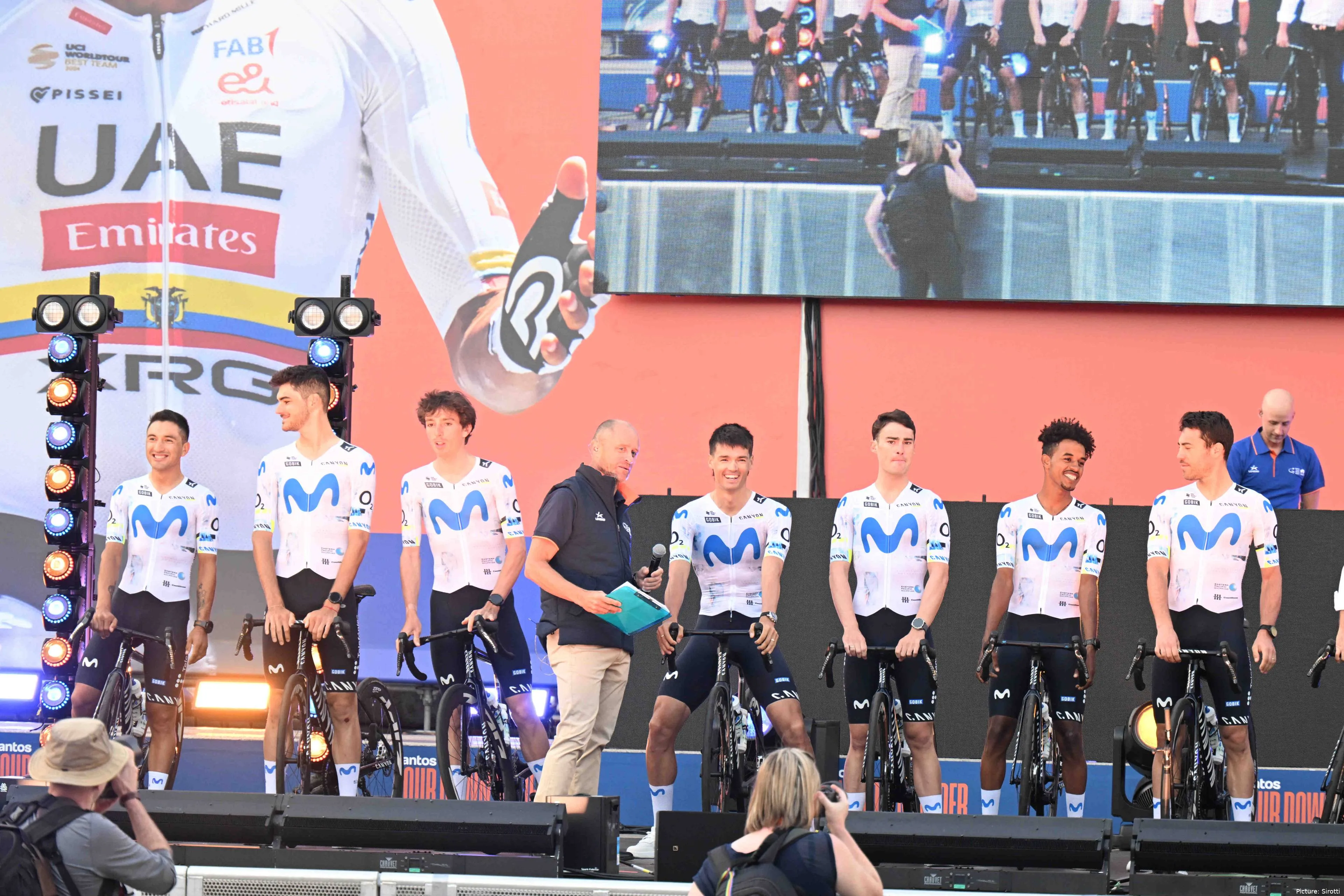 Movistar Team y su primer equipo del año 2026 en el TDU