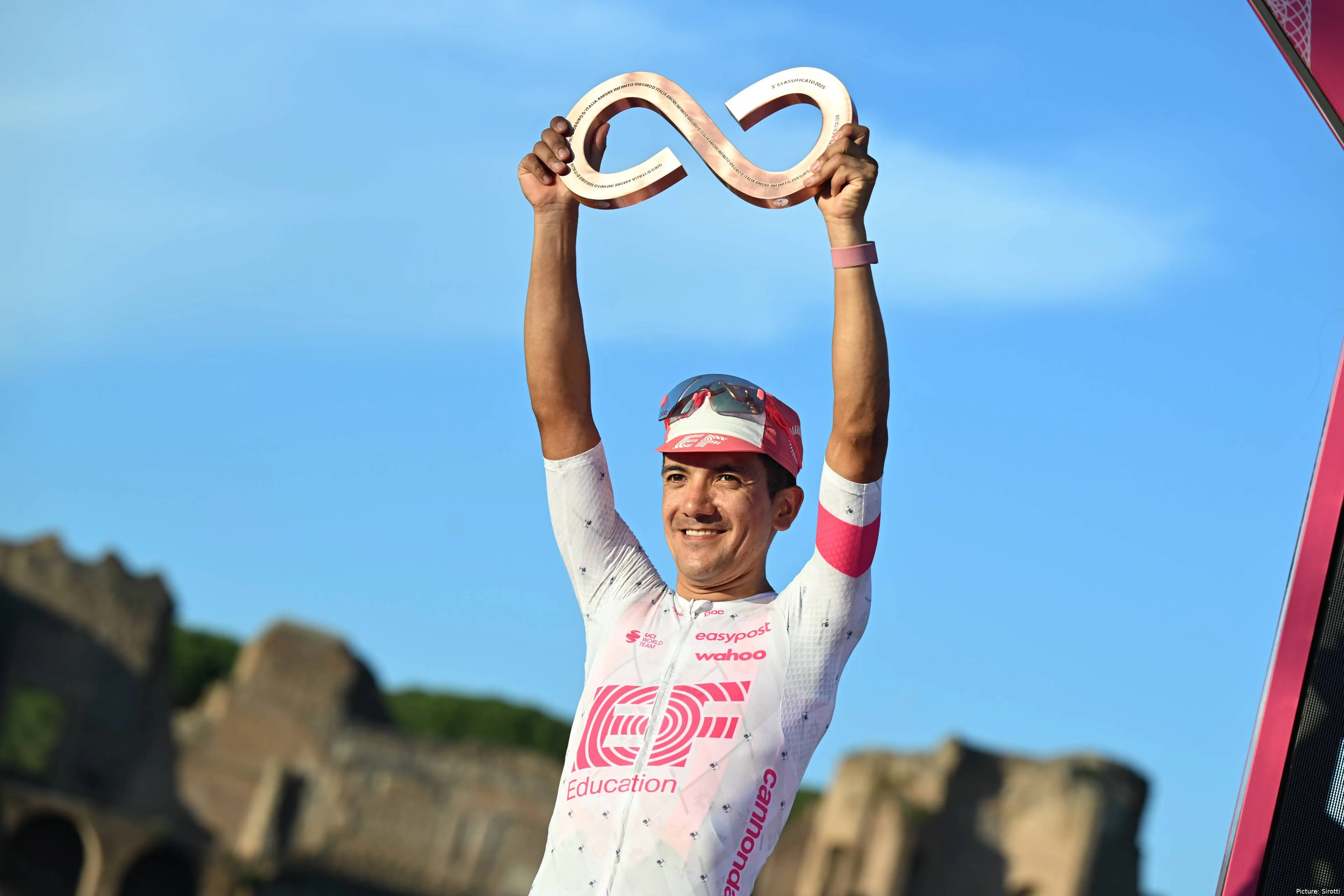 Richard Carapaz, en la temporada 2025 con EF Education-EasyPost