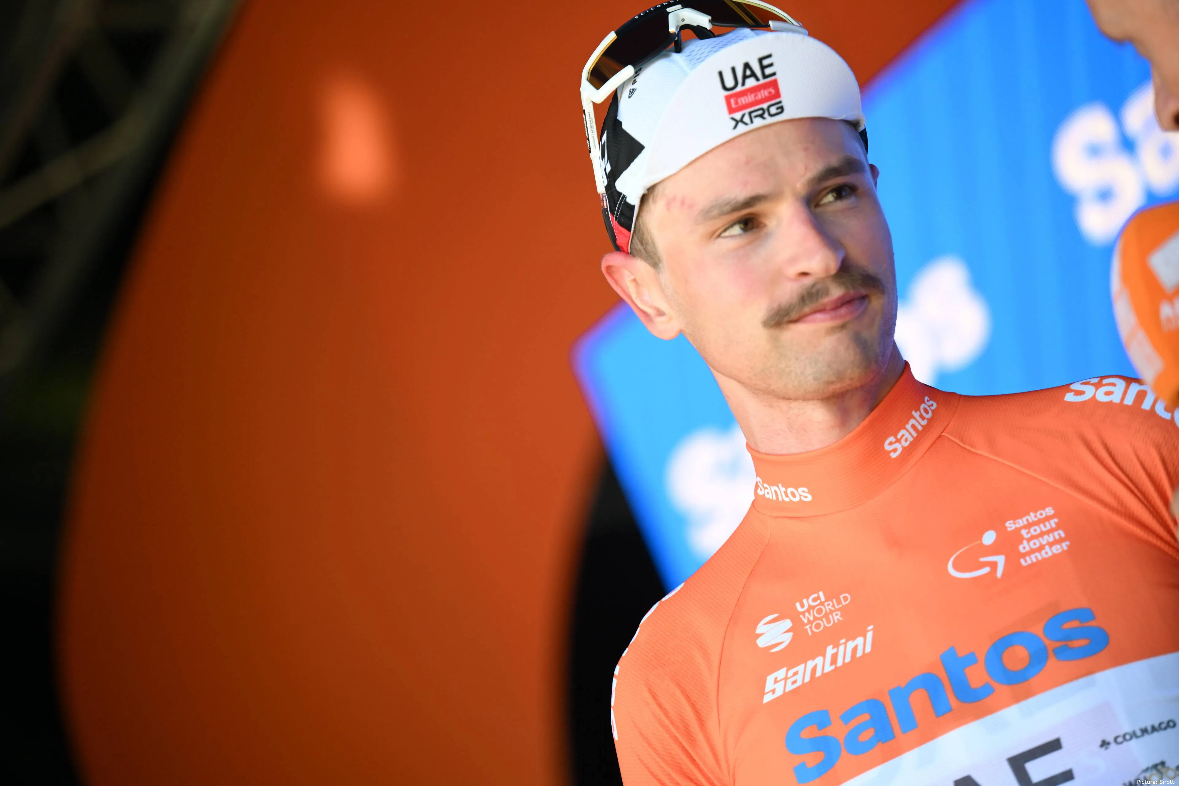 Jay Vine, tras la segunda etapa del Tour Down Under 2026