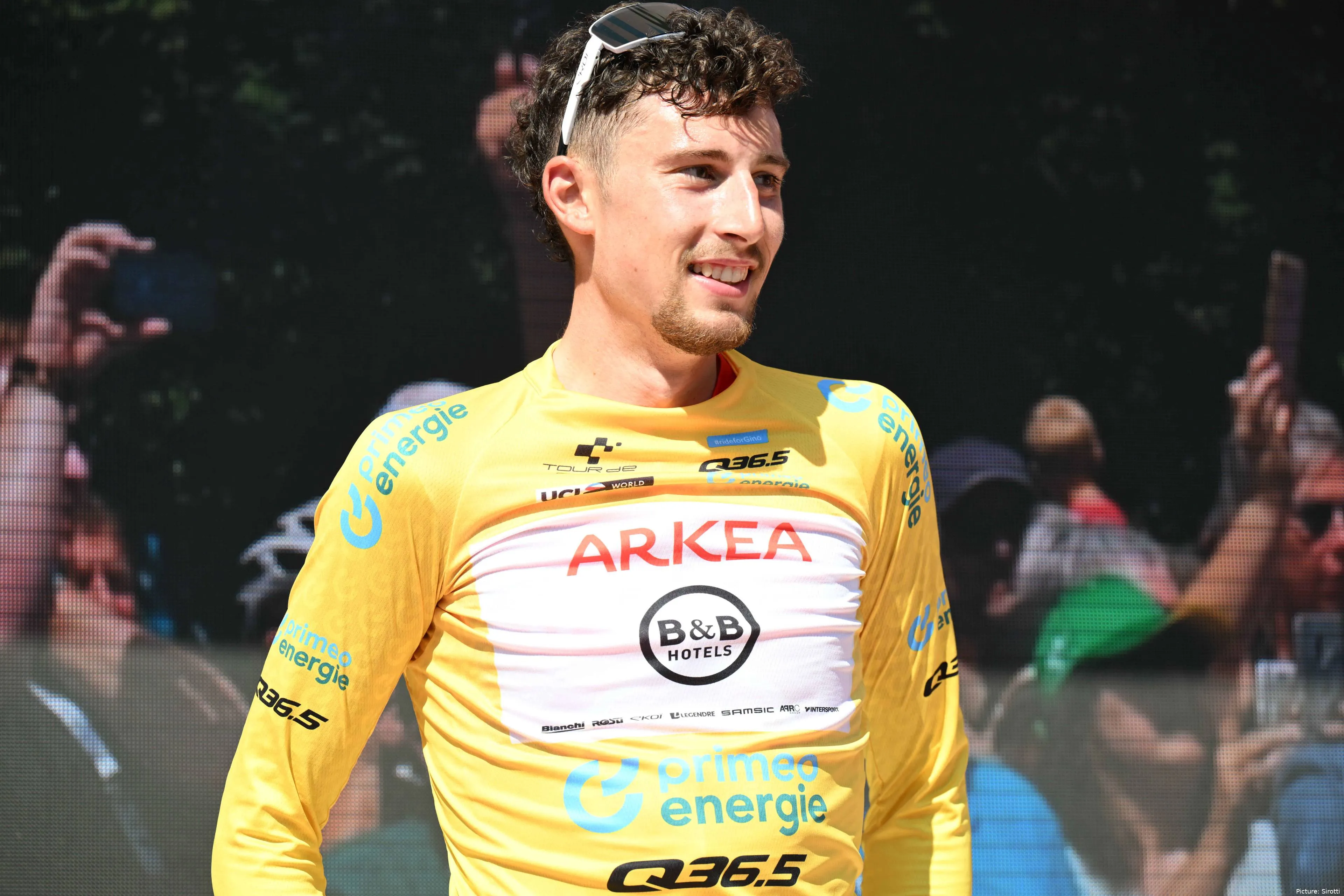 Kevin Vauquelin, en la Vuelta a Suiza. @Sirotti