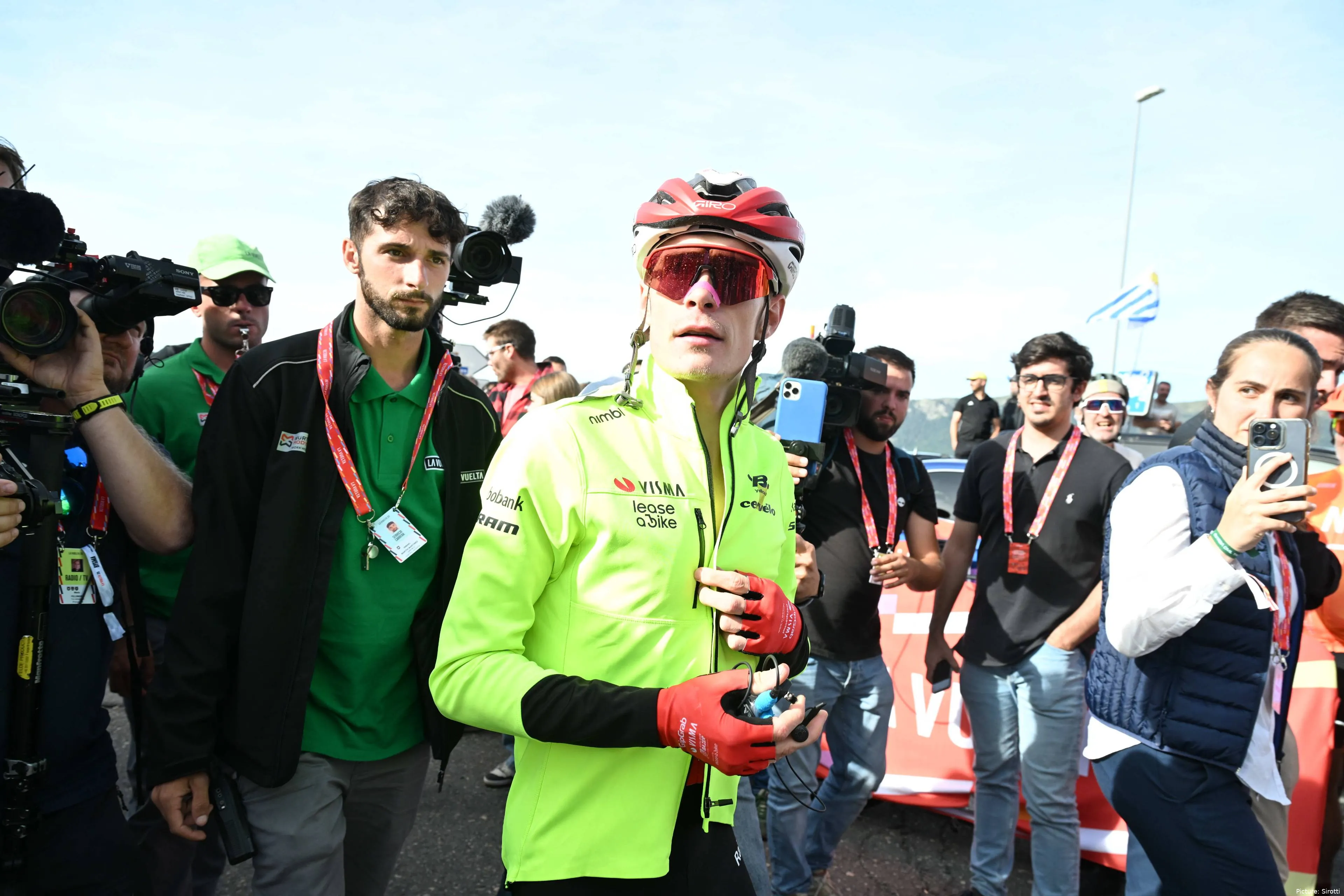 Jonas Vingegaard, ciclista danés del equipo Visma