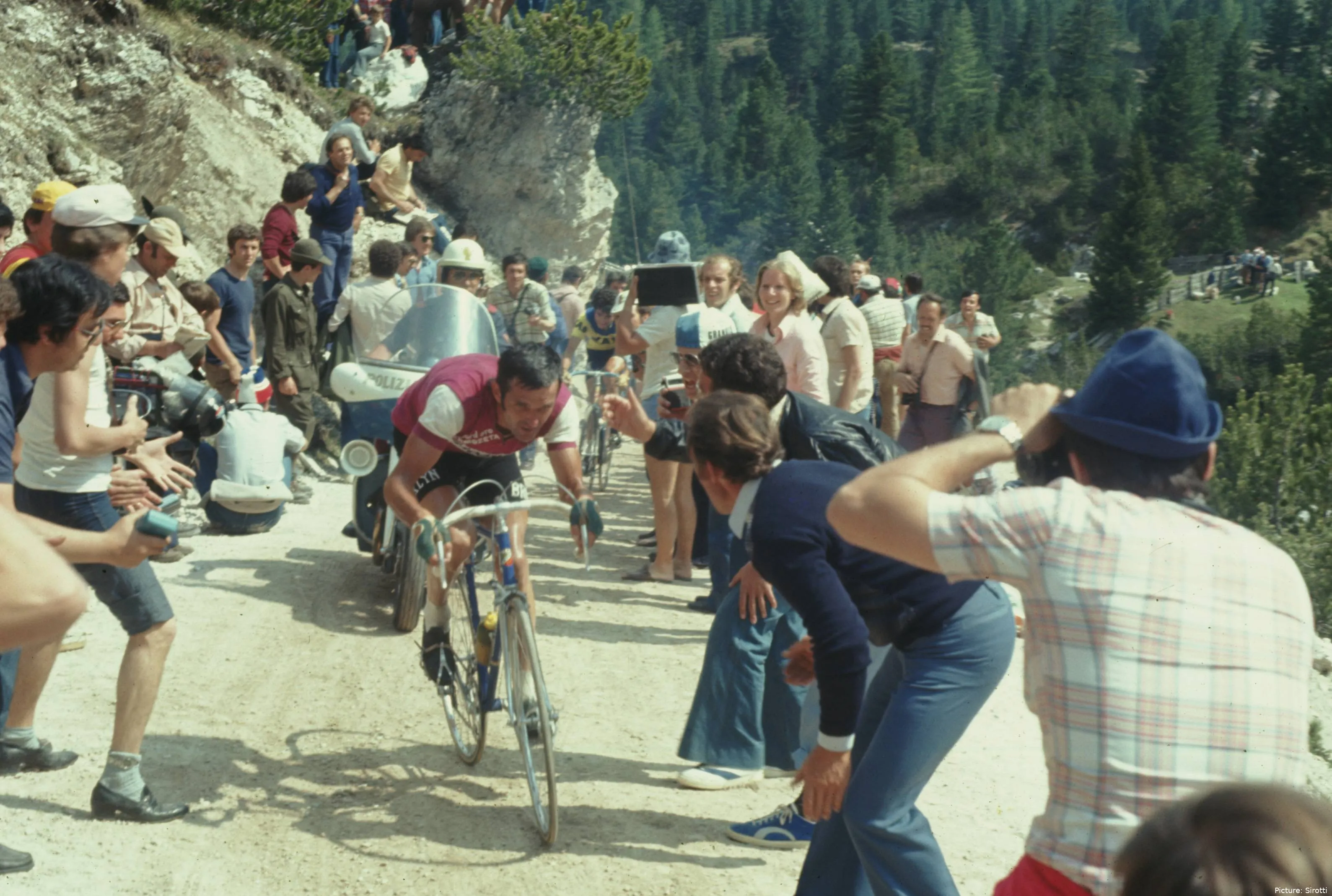 Roger De Vlaeminck durante el Giro de Italia 1976