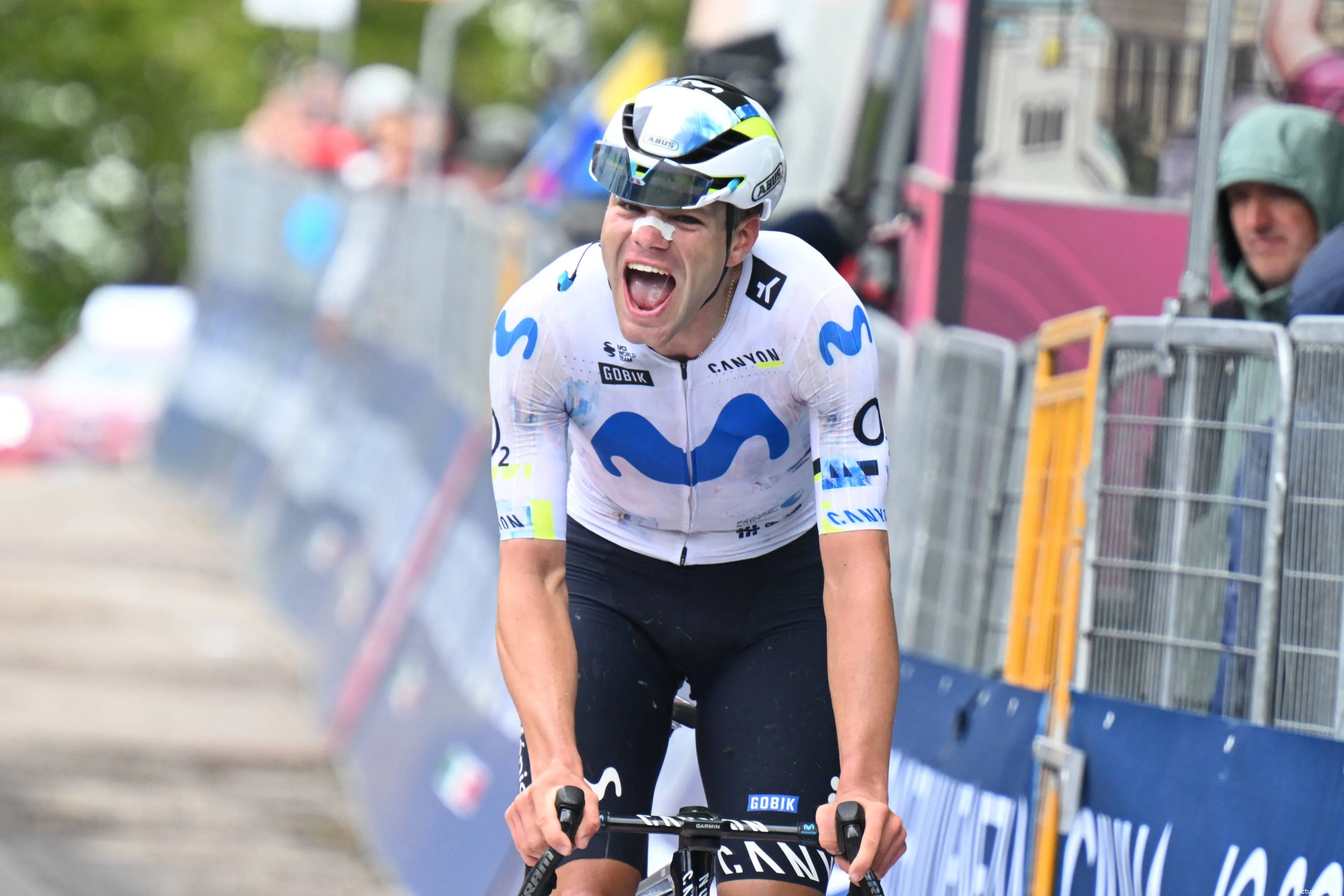 Lorenzo Milesi, ciclista de Movistar Team en 2026.