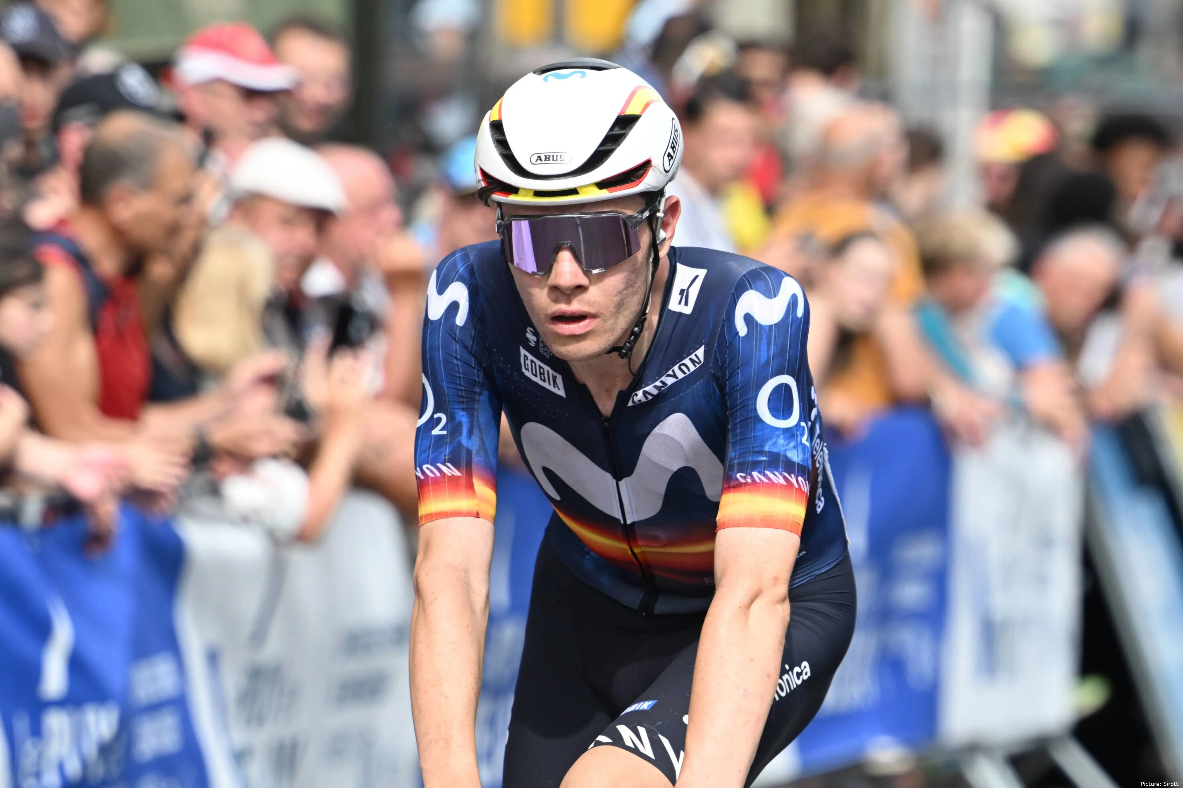 Iván Romeo, estrella de Movistar Team.