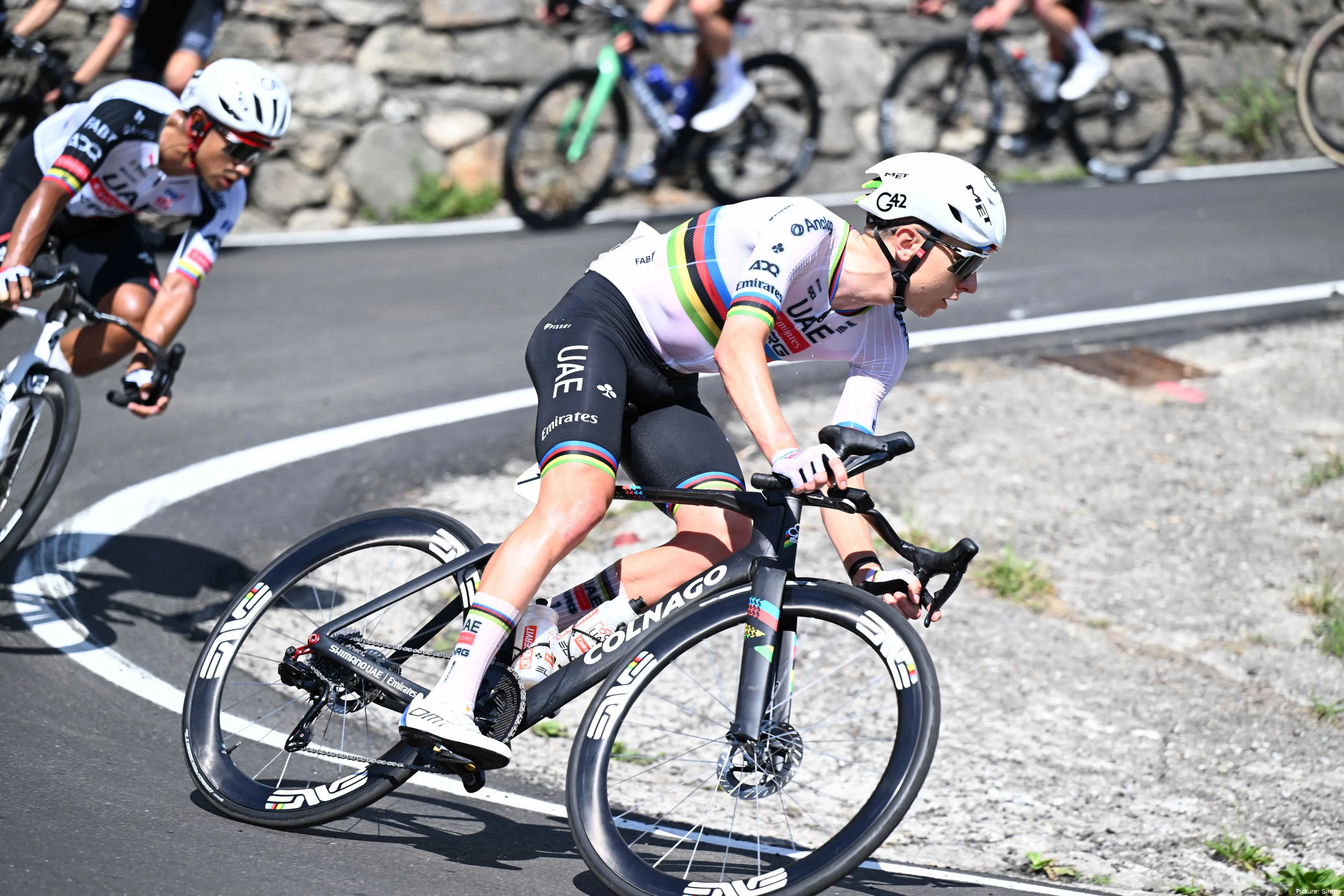 Tadej Pogacar, en la Vuelta a Suiza 2026