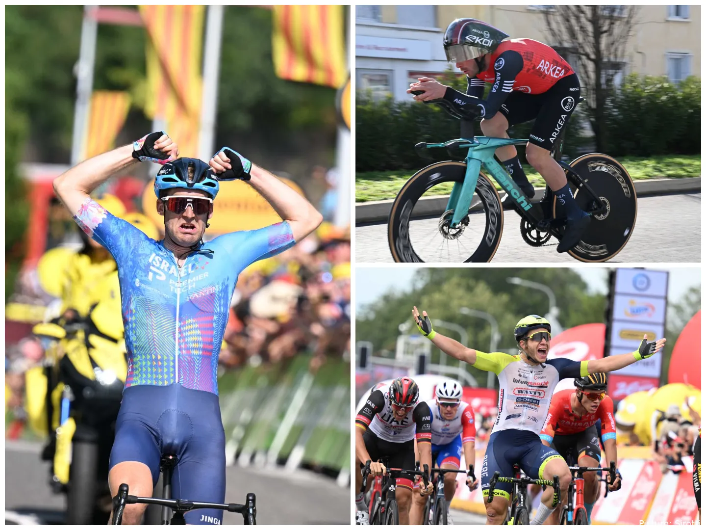 Gerben Thijssen, Hugo Houle and Florian Sénéchal racing in recent years