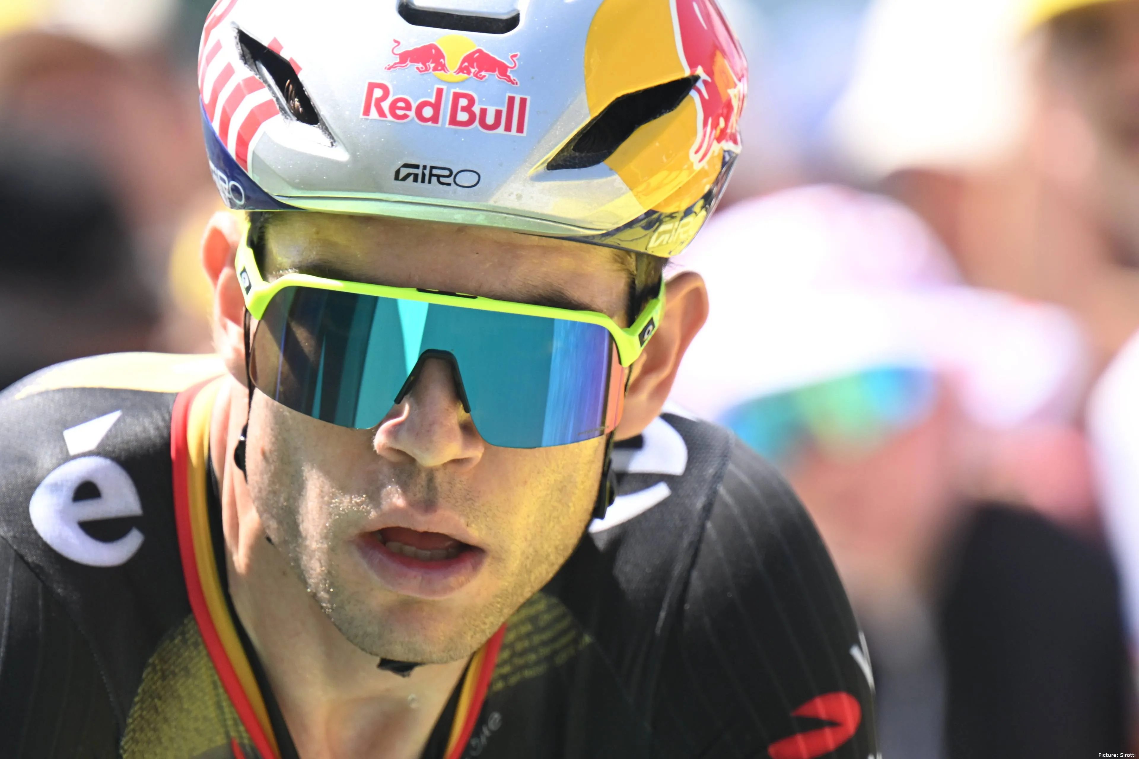 Wout van Aert on stage 13 of the Tour de France