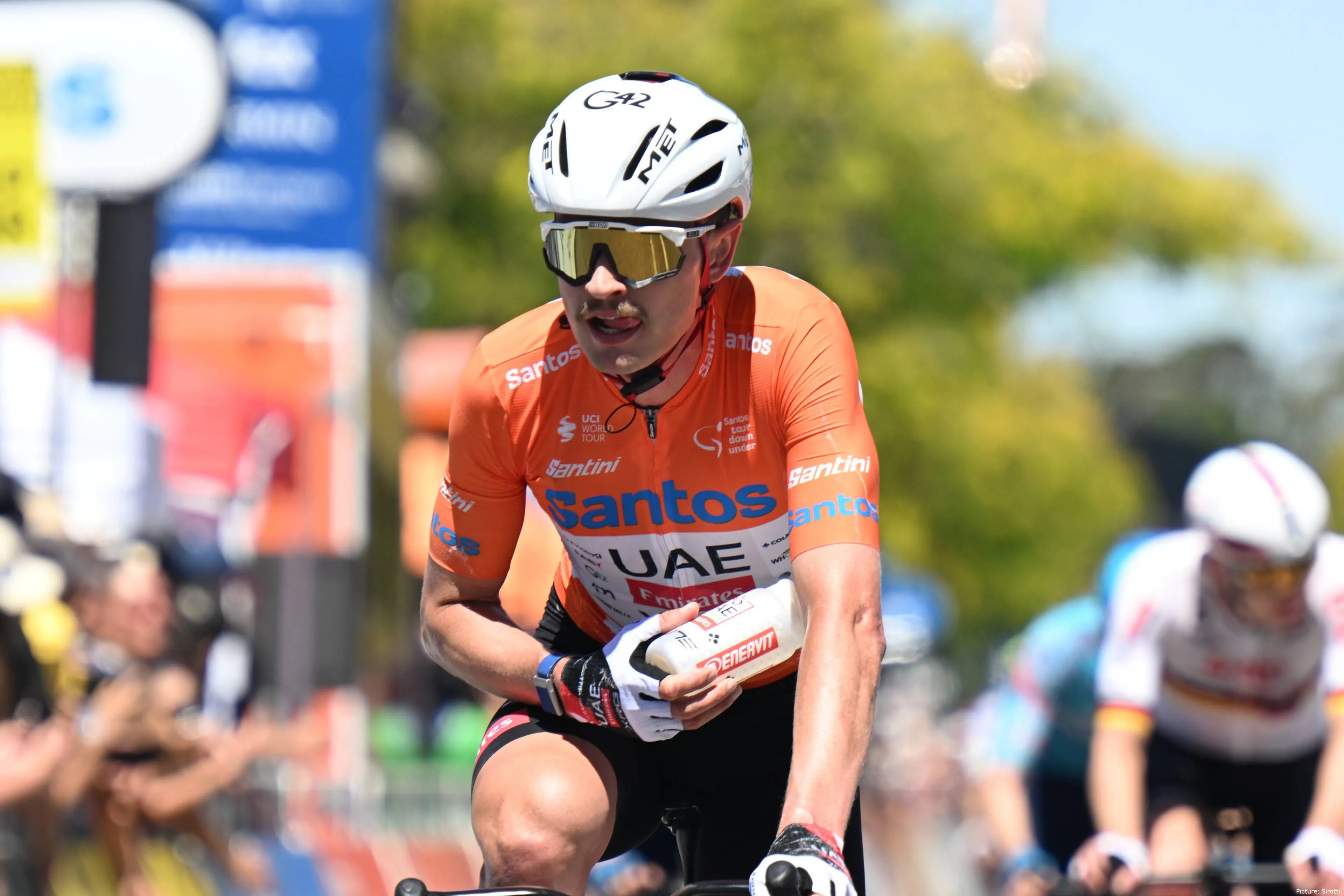 Jay Vine during stage 2 of the 2026 Tour Down Under