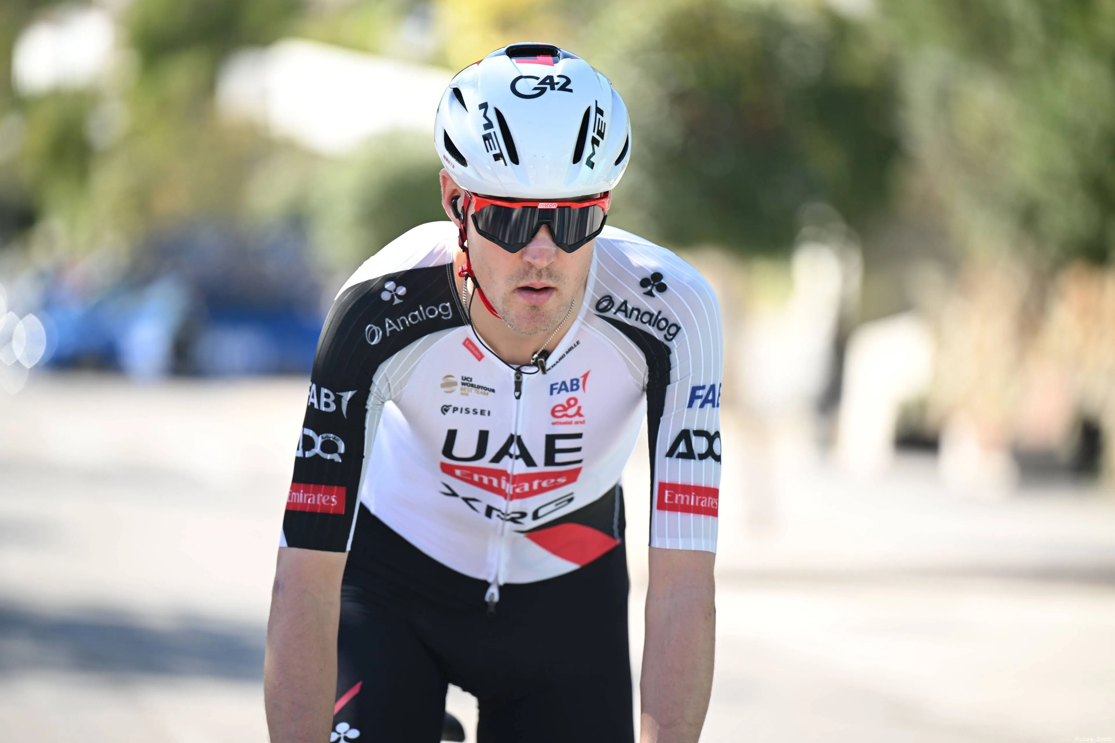 Pavel Sivakov on stage 1 of the 2026 Vuelta a Andalucia