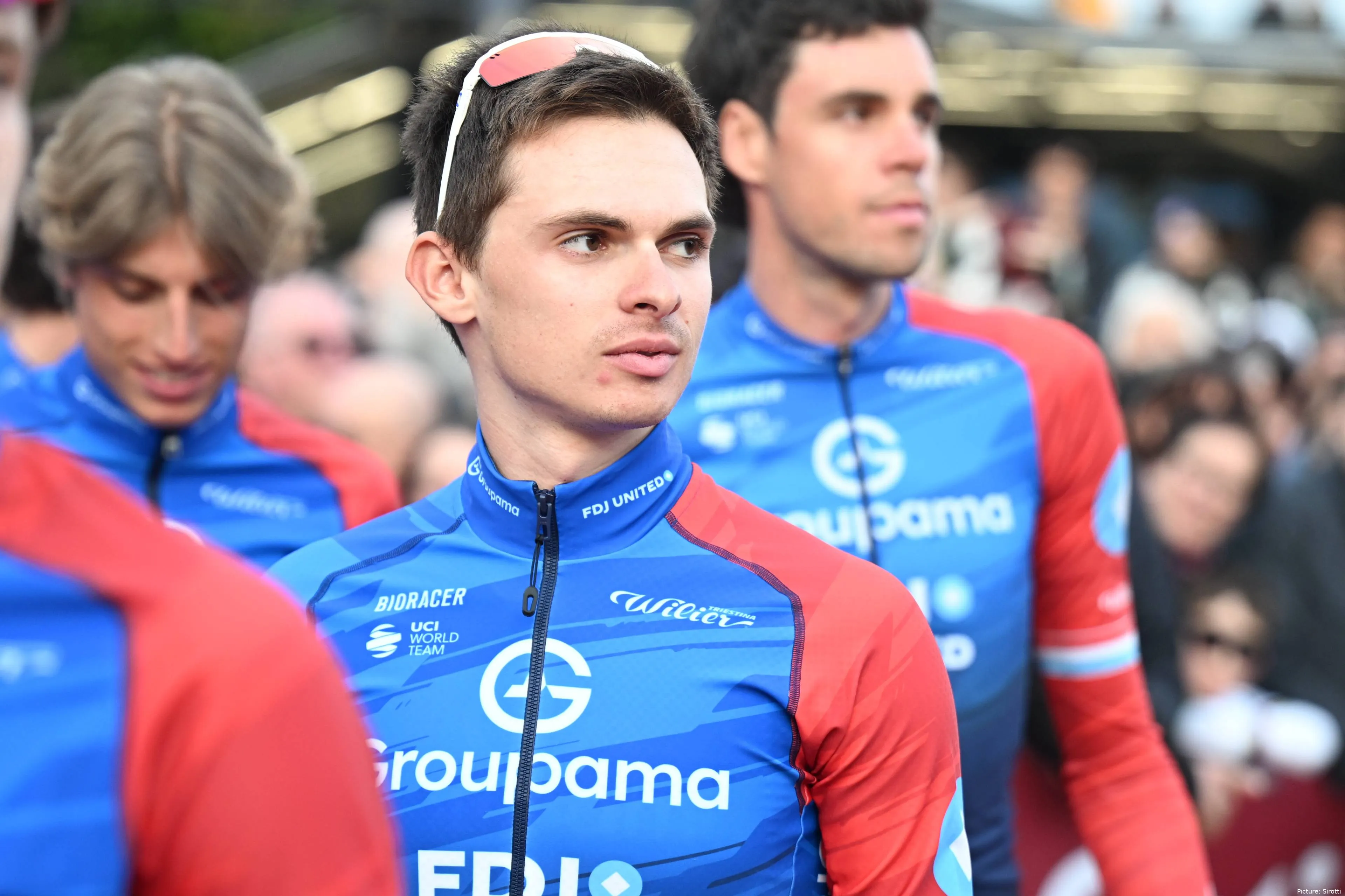 Romain Gregoire ahead of Strade Bianche 2026