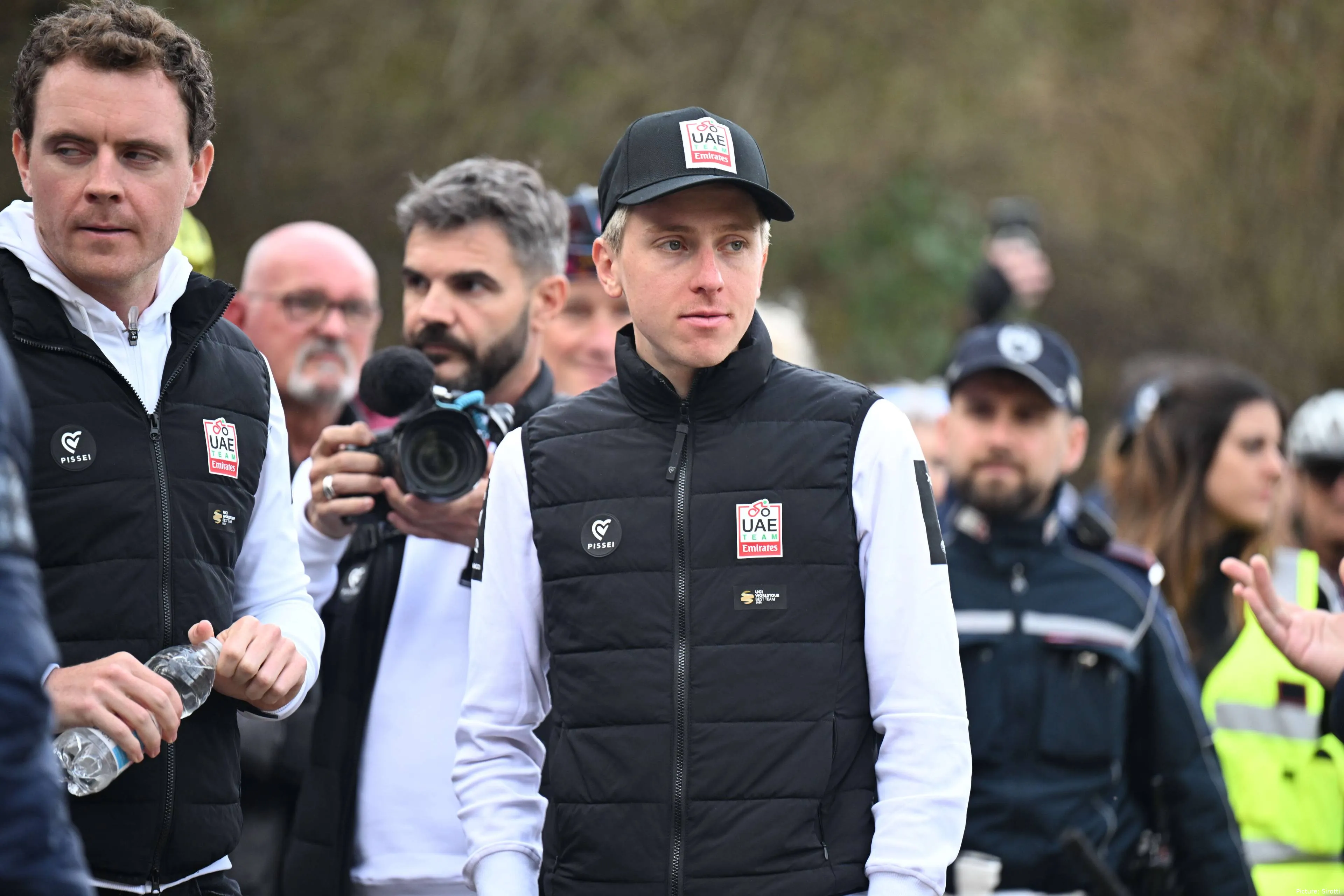 Tadej Pogacar ahead of Strade Bianche 2026