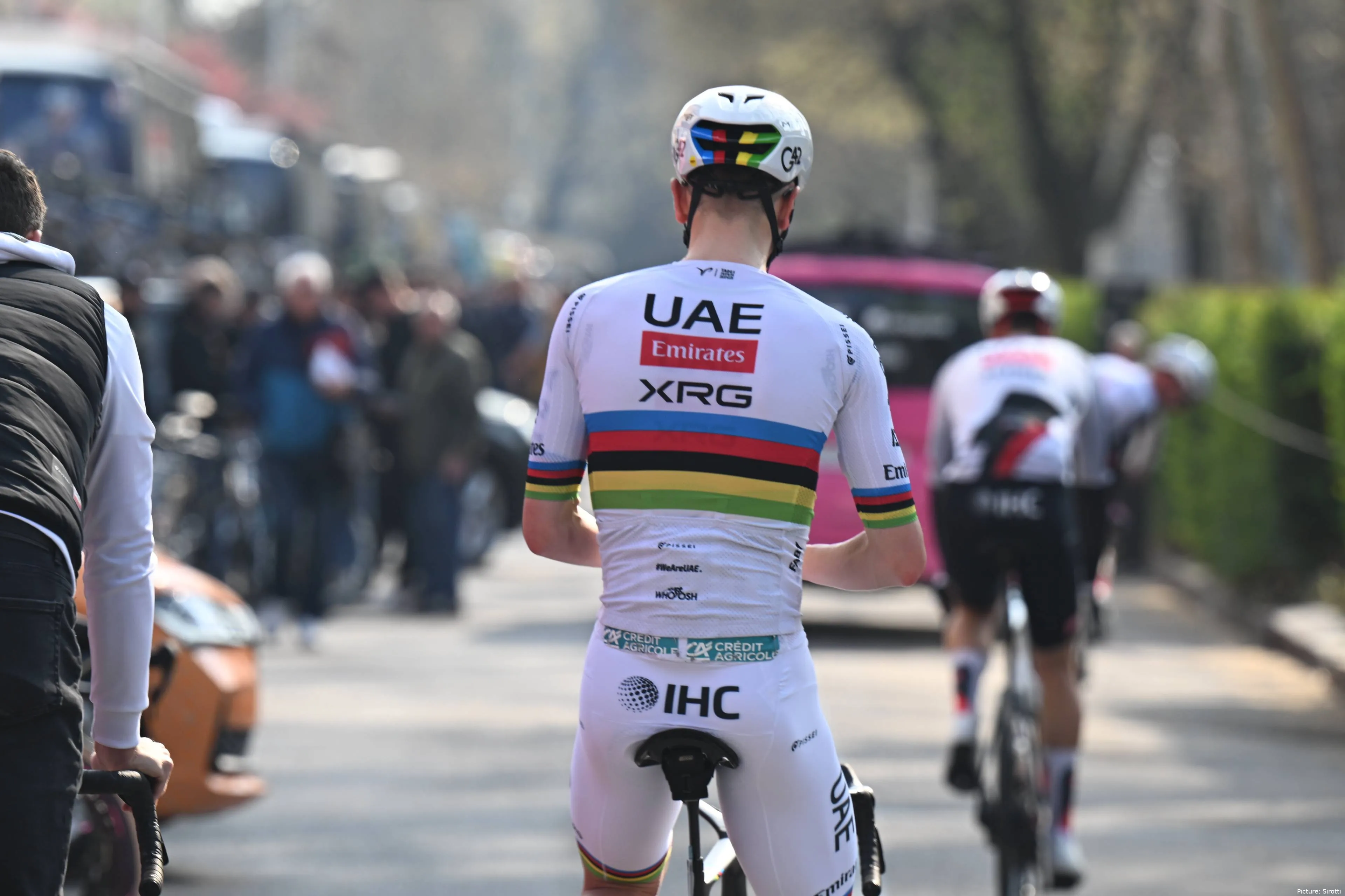 Tadej Pogacar at Milano-Sanremo 2026