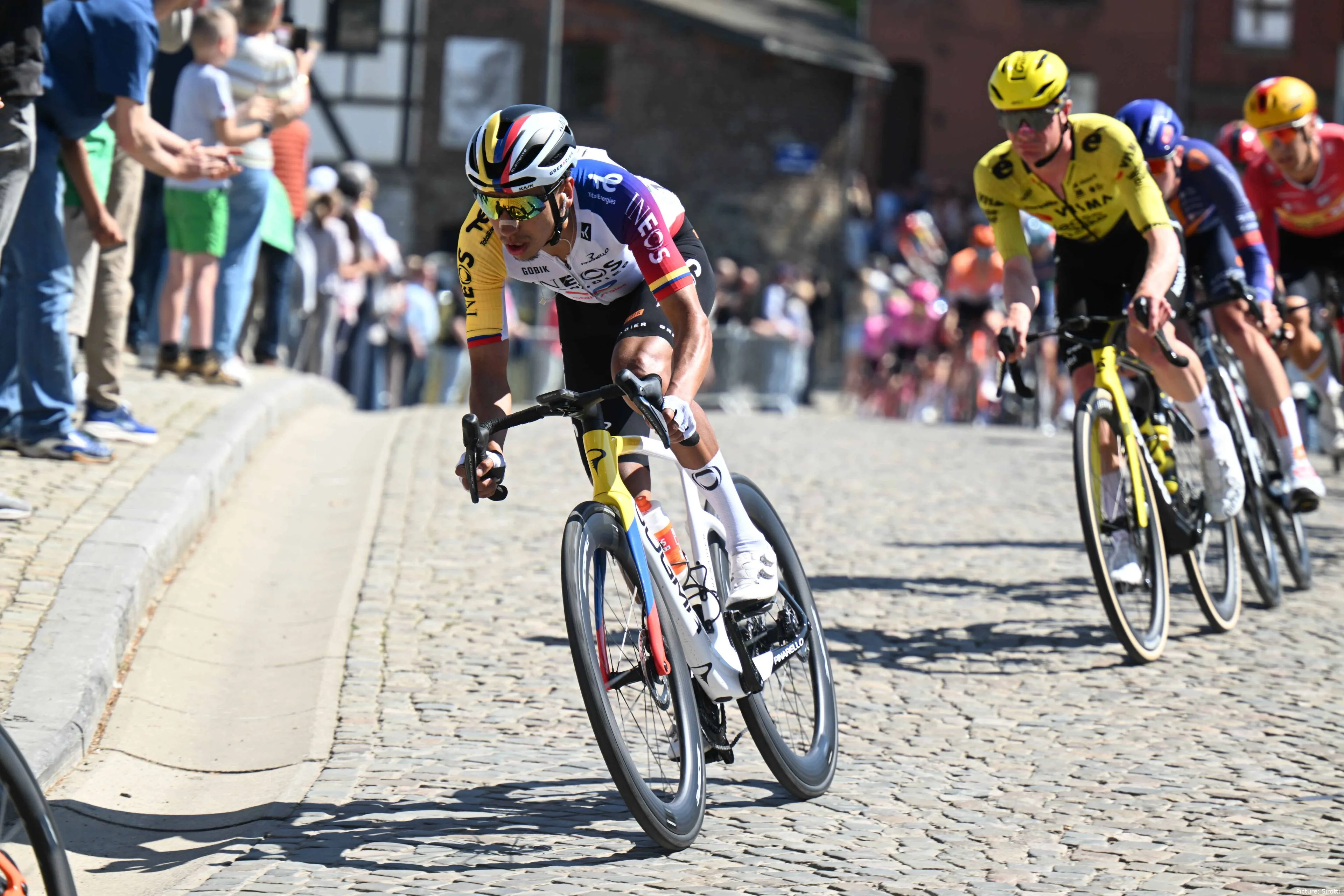 Egan Bernal at the 2026 Liège-Bastogne-Liège