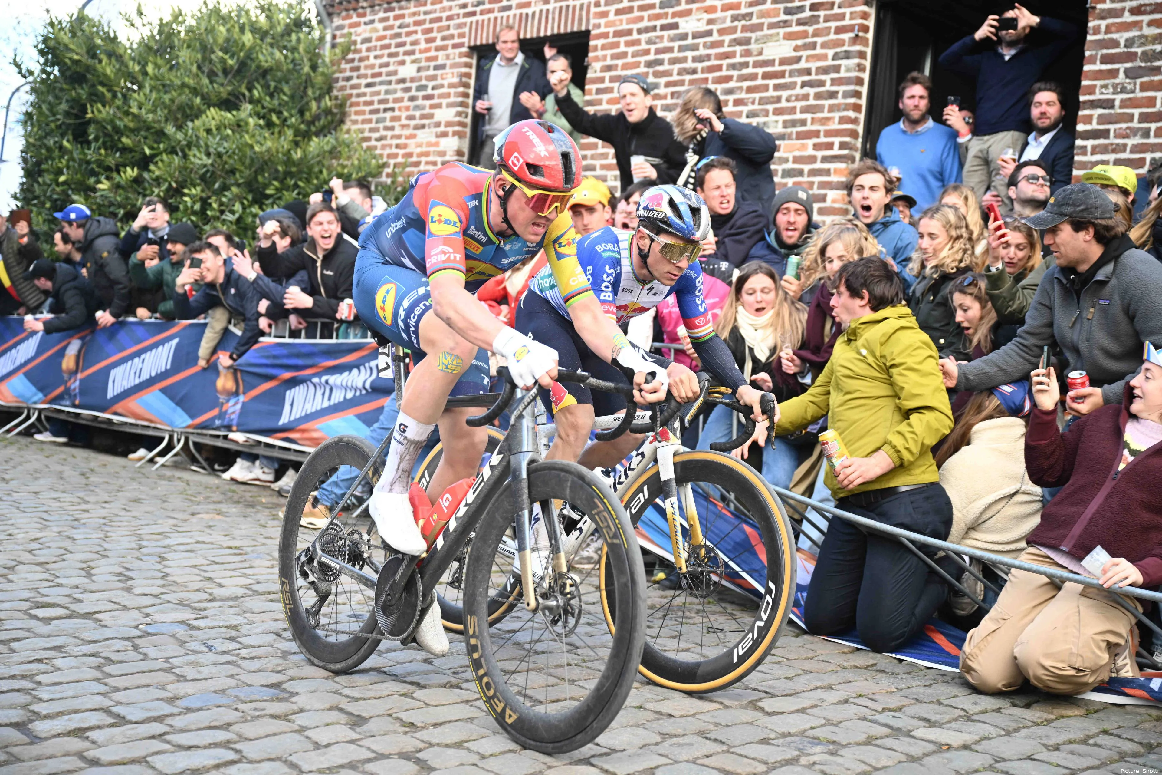 Mads Pedersen and Remco Evenepoel