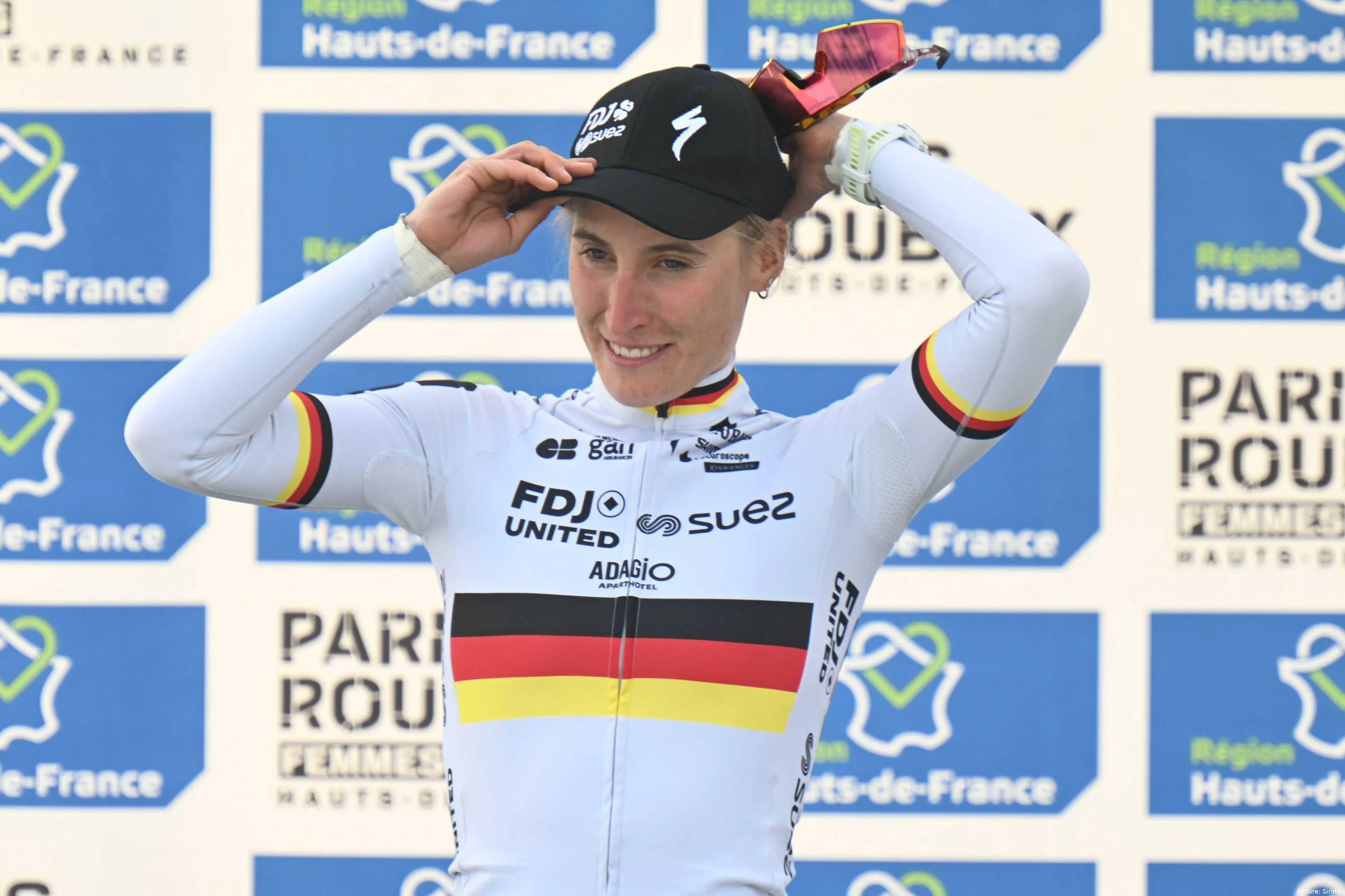 Franziska Koch at the 2026 Paris-Roubaix Femmes