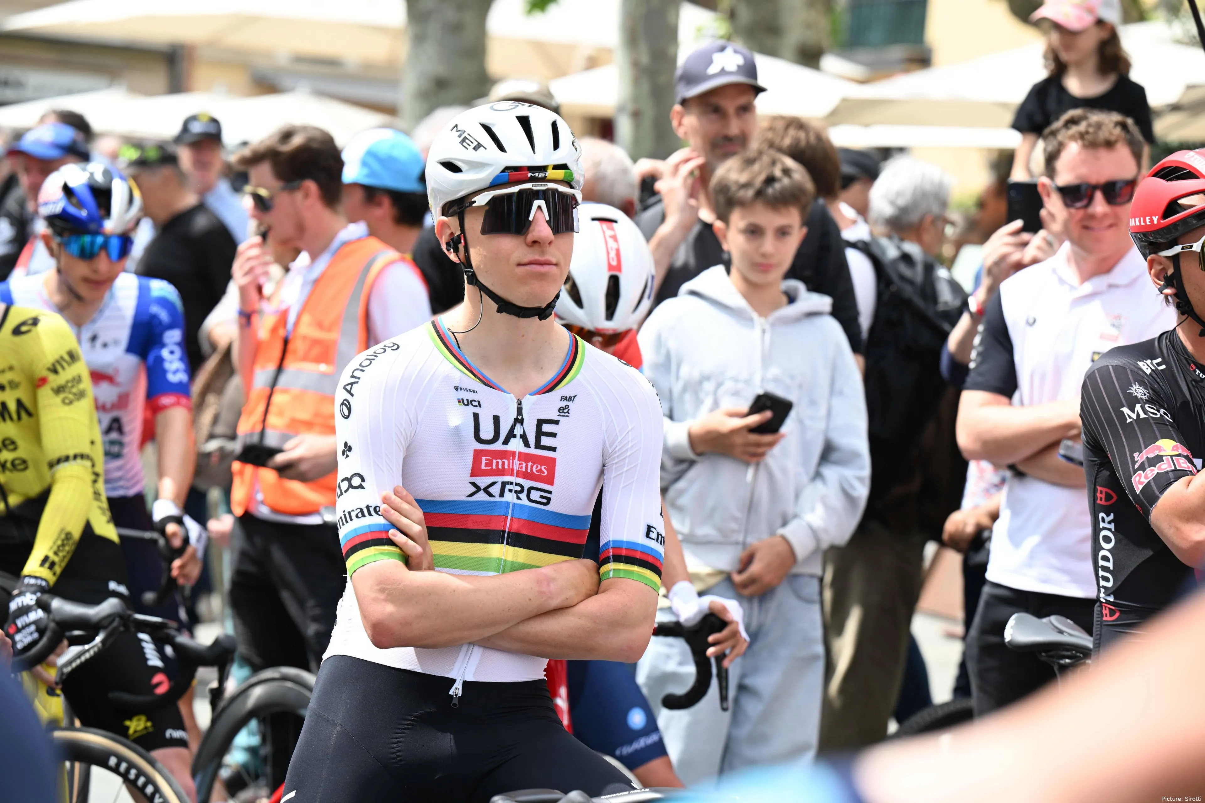 Tadej Pogacar at the Tour de Romandie