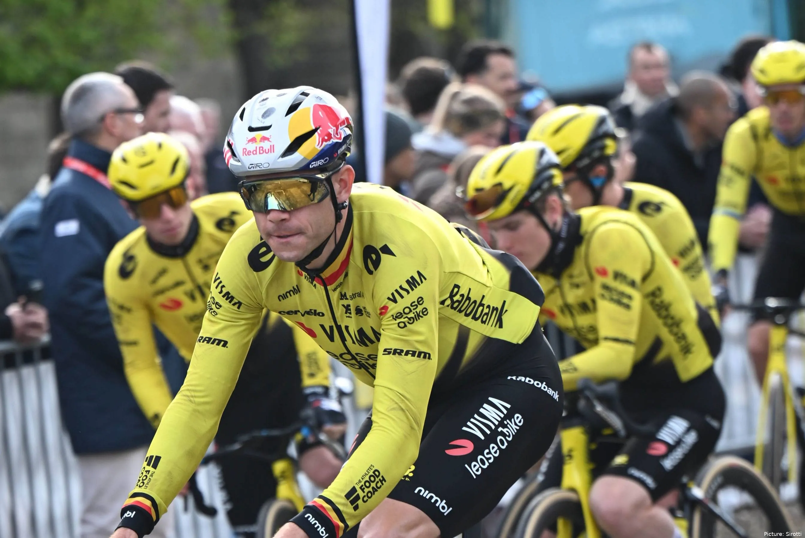 Wout van Aert at Paris-Roubaix 2026