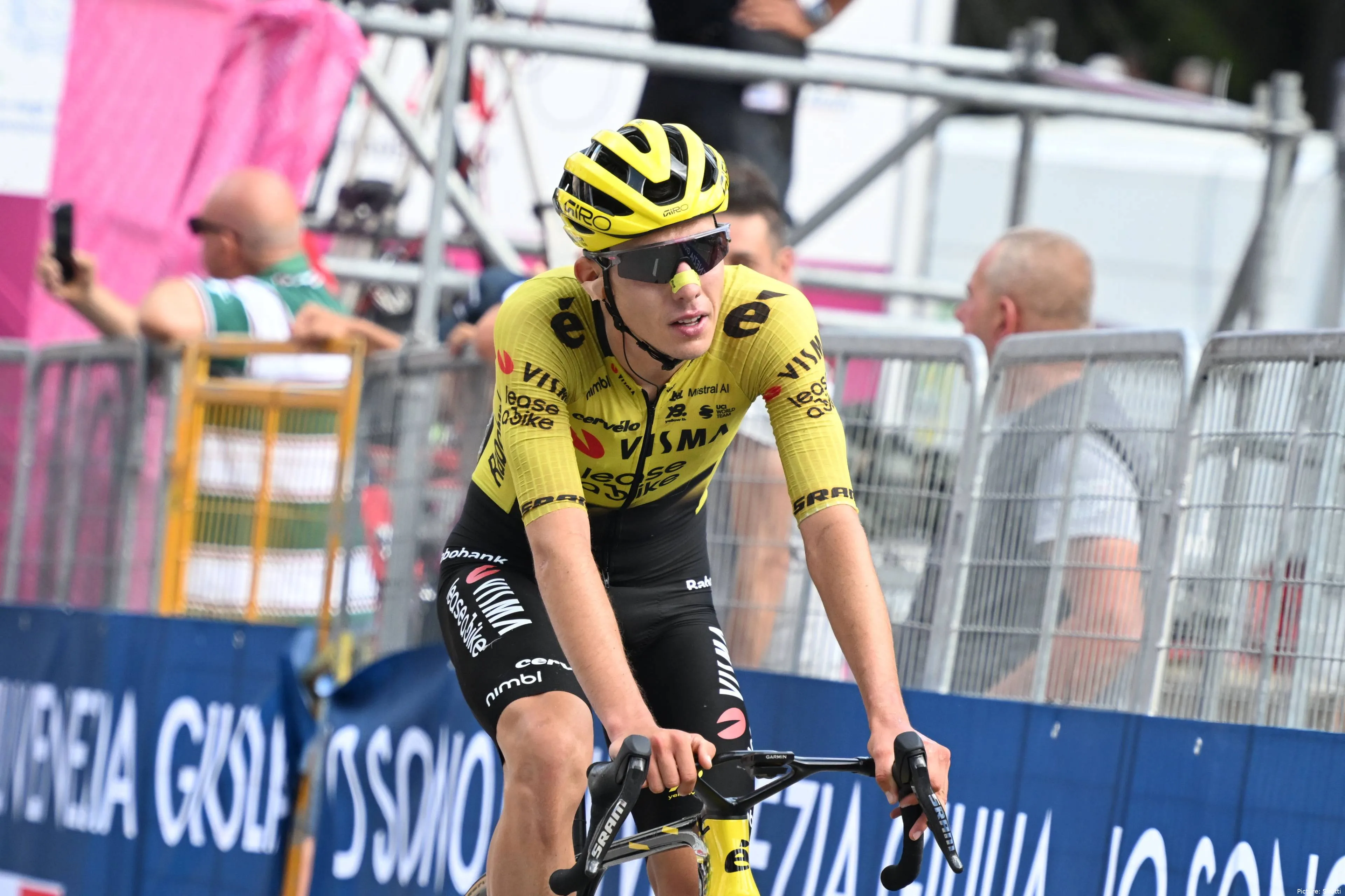 Davide Piganzoli at the 2026 Giro d'Italia
