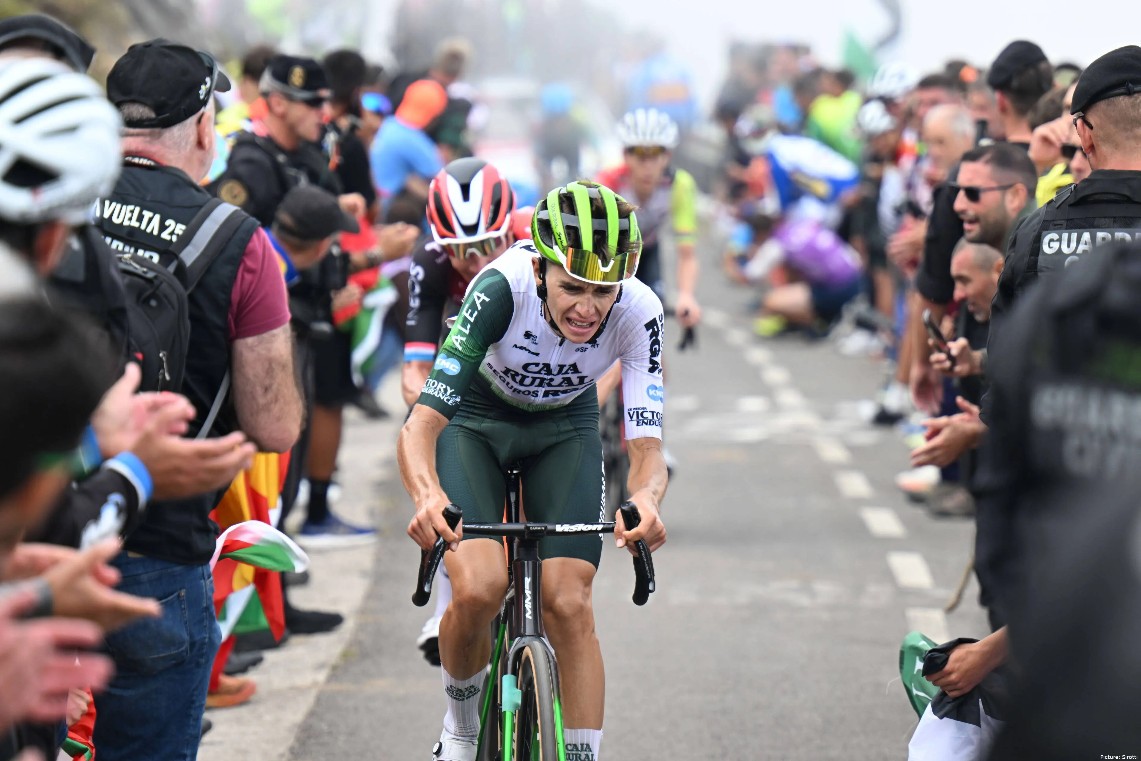 Jaume Guardeno at the 2025 Vuelta a Espana