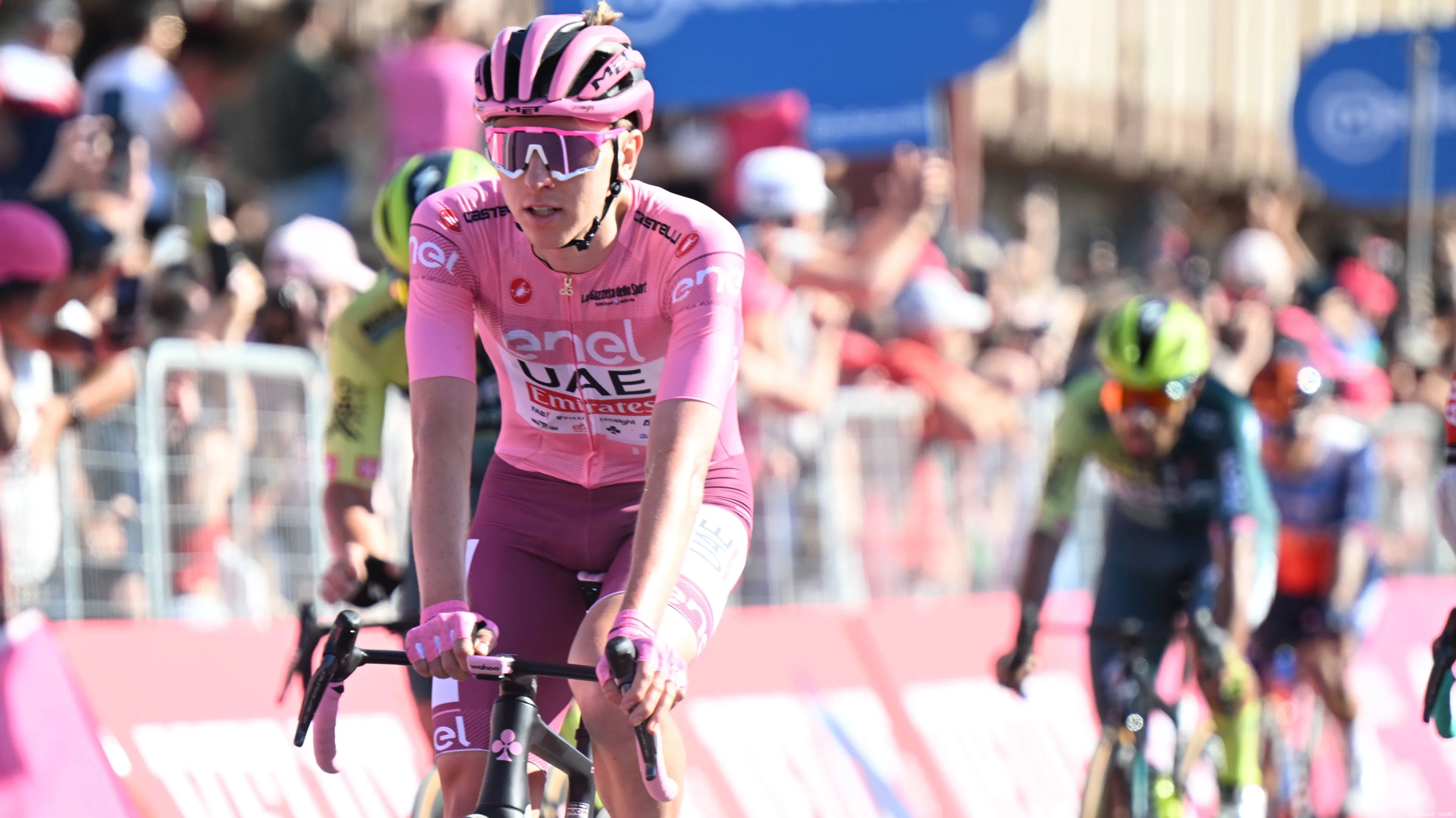 Tadej Pogacar looks confident in Giro D'Italia 2024