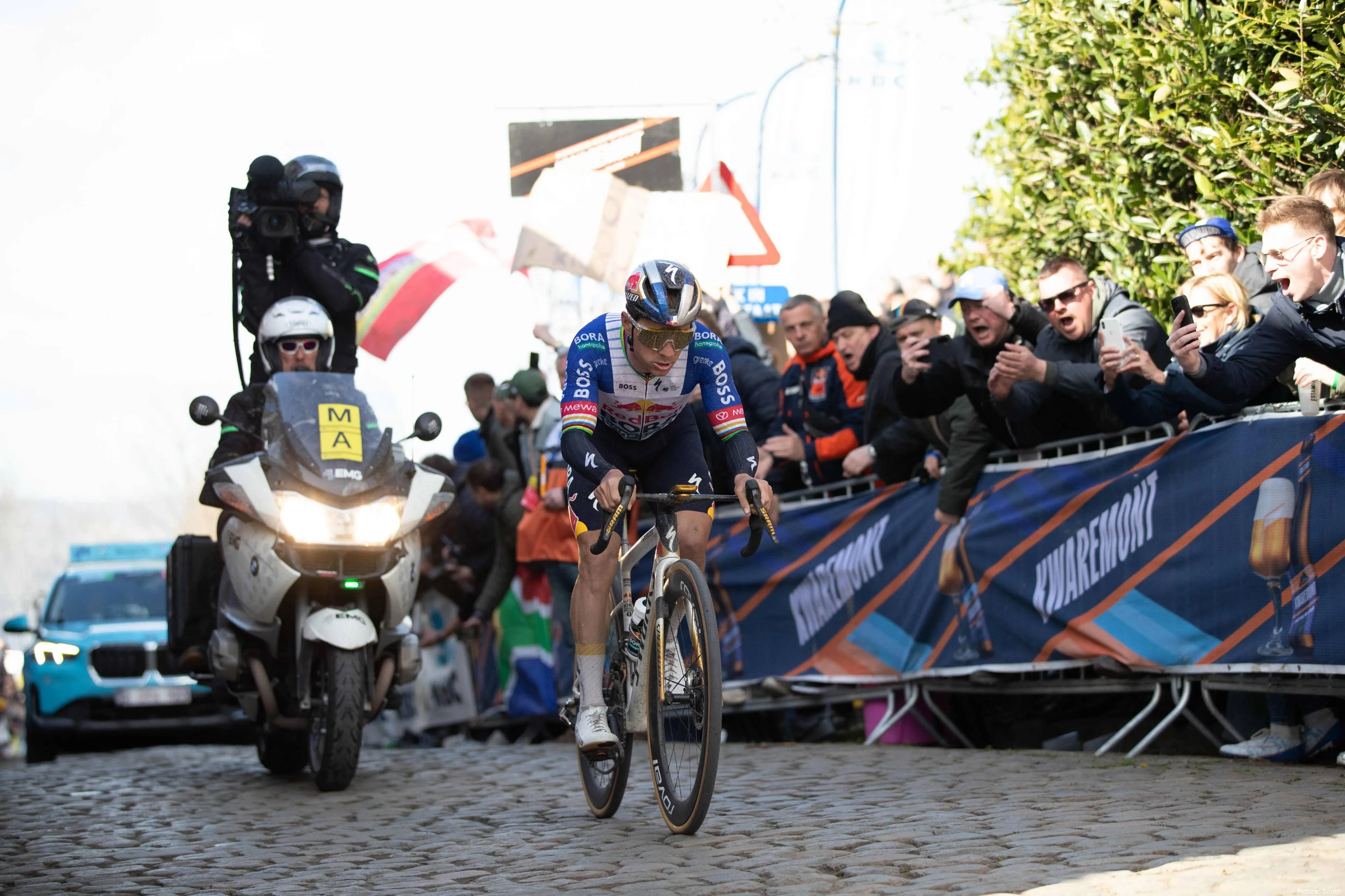 Remco Evenepoel in de Ronde van Vlaanderen 2026