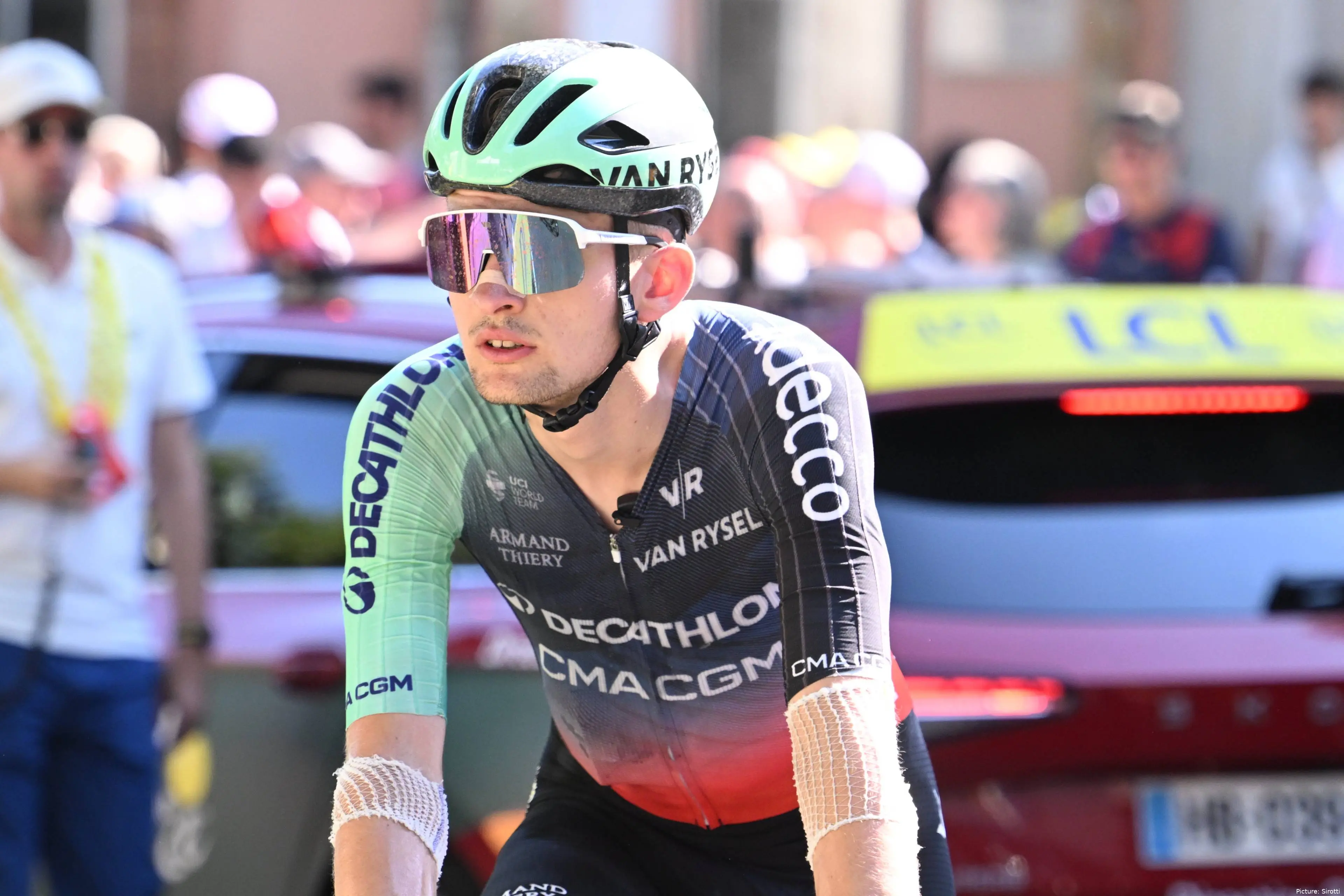 Paul Seixas in de Tour de France