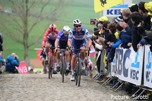 Yves Lampaert, ex podio en París-Roubaix, hoy es capitán de ruta en Soudal - Quick-Step