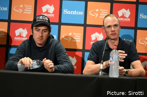 Geraint Thomas en la entrevista