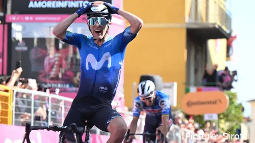Pelayo Sánchez ganó en el Giro de Italia 2024.