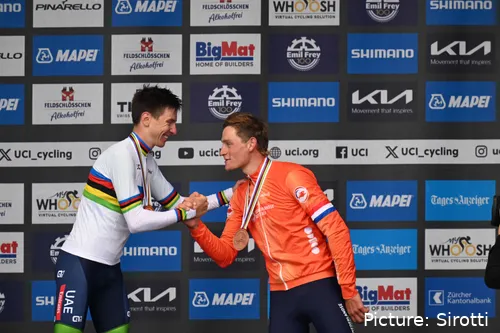 Mathieu van der Poel es capaz de vencer a Pogacar en las clásicas