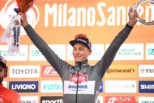 ¿Fue la segunda victoria de Mathieu van der Poel en la Milán-Sanremo la mejor?