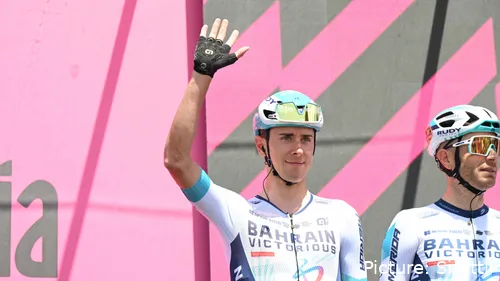 Antonio Tiberi va 3º en el Giro de Italia 2025 tras 11 etapas disputadas.