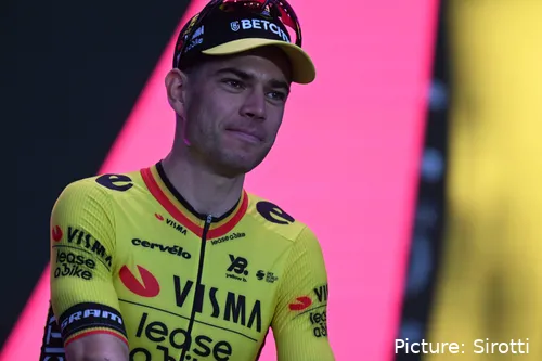Wout van Aert estuvo enfermo en las semanas previas al Giro, ¿podrá hacerse con la maglia rosa en la primera semana?