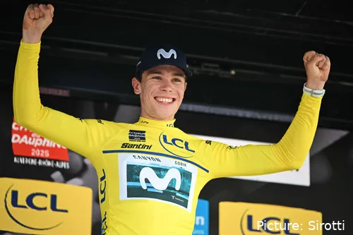 Iván Romeo lidera el Dauphiné tras su victoria en la etapa 3