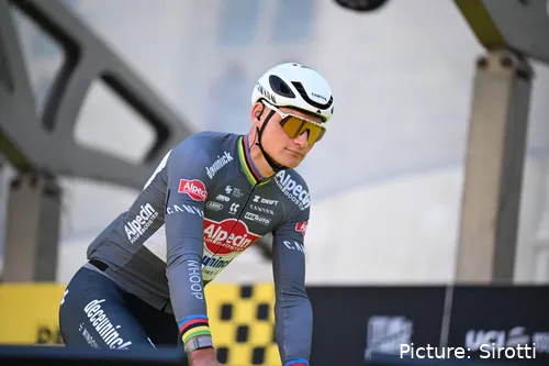 Mathieu van der Poel fue 3º en la etapa inicial de Dauphiné
