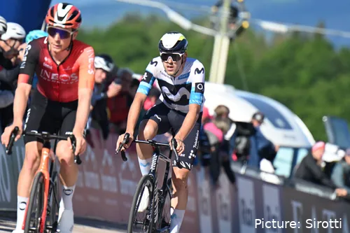 Jon Barrenetxea, estrella de Movistar Team en la temporada 2025