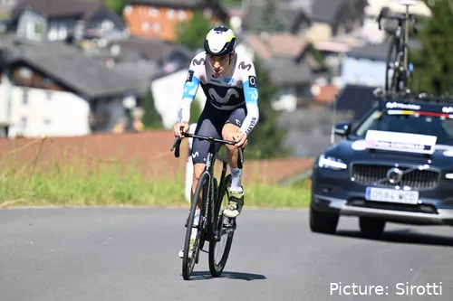 Pablo Castrillo, la mejor baza de Movistar Team para la general de la Vuelta a España 2025.