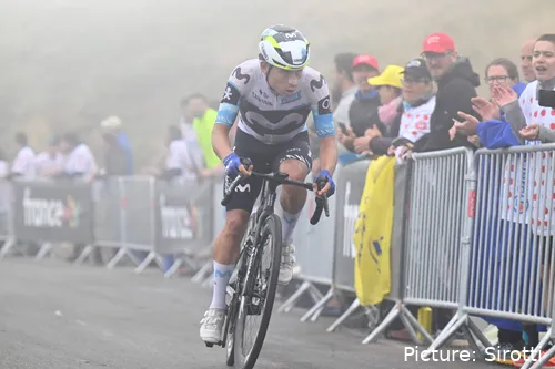 Einer Rubio terminó siendo uno de los mejores corredores de Movistar Team en este Tour de Francia 2025