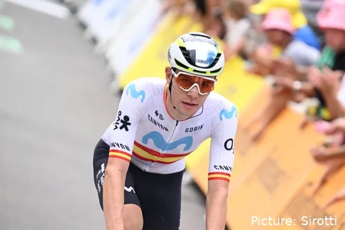 Iván Romeo está siendo el único sobresaliente en la temporada 2025 de Movistar Team