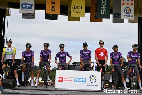 El Jayco-AlUla es un equipo importante en el pelotón