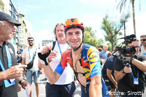 Giulio Ciccone, ganador de la Clásica de San Sebastián en este 2025