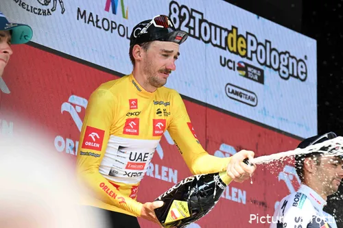 Brandon McNulty viene de ganar el Tour de Polonia