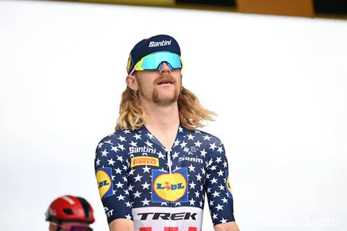 Quinn Simmons es uno de los corredores que más espectáculo ofrece en el pelotón